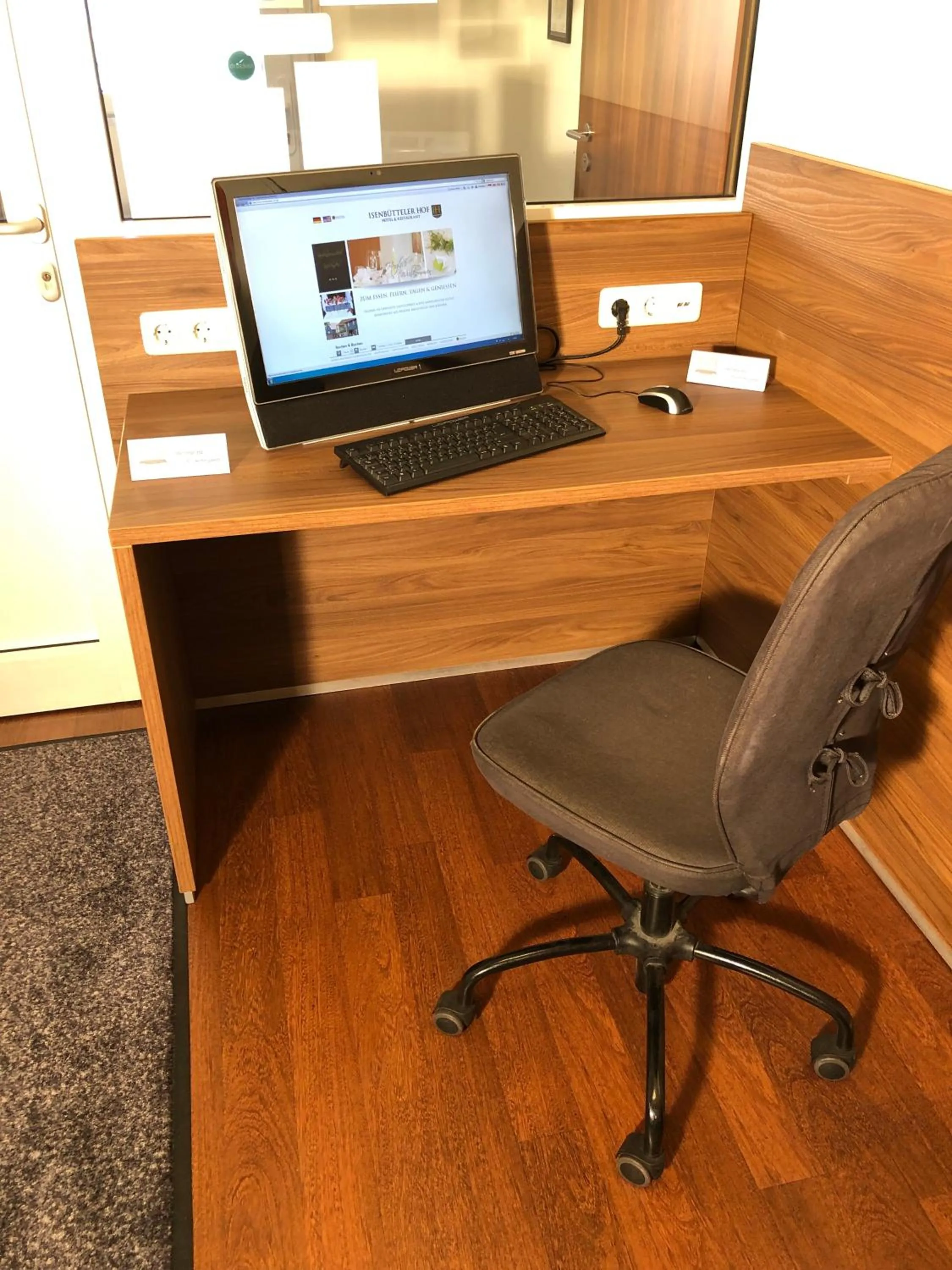 Lobby or reception in Hotel Isenbütteler Hof