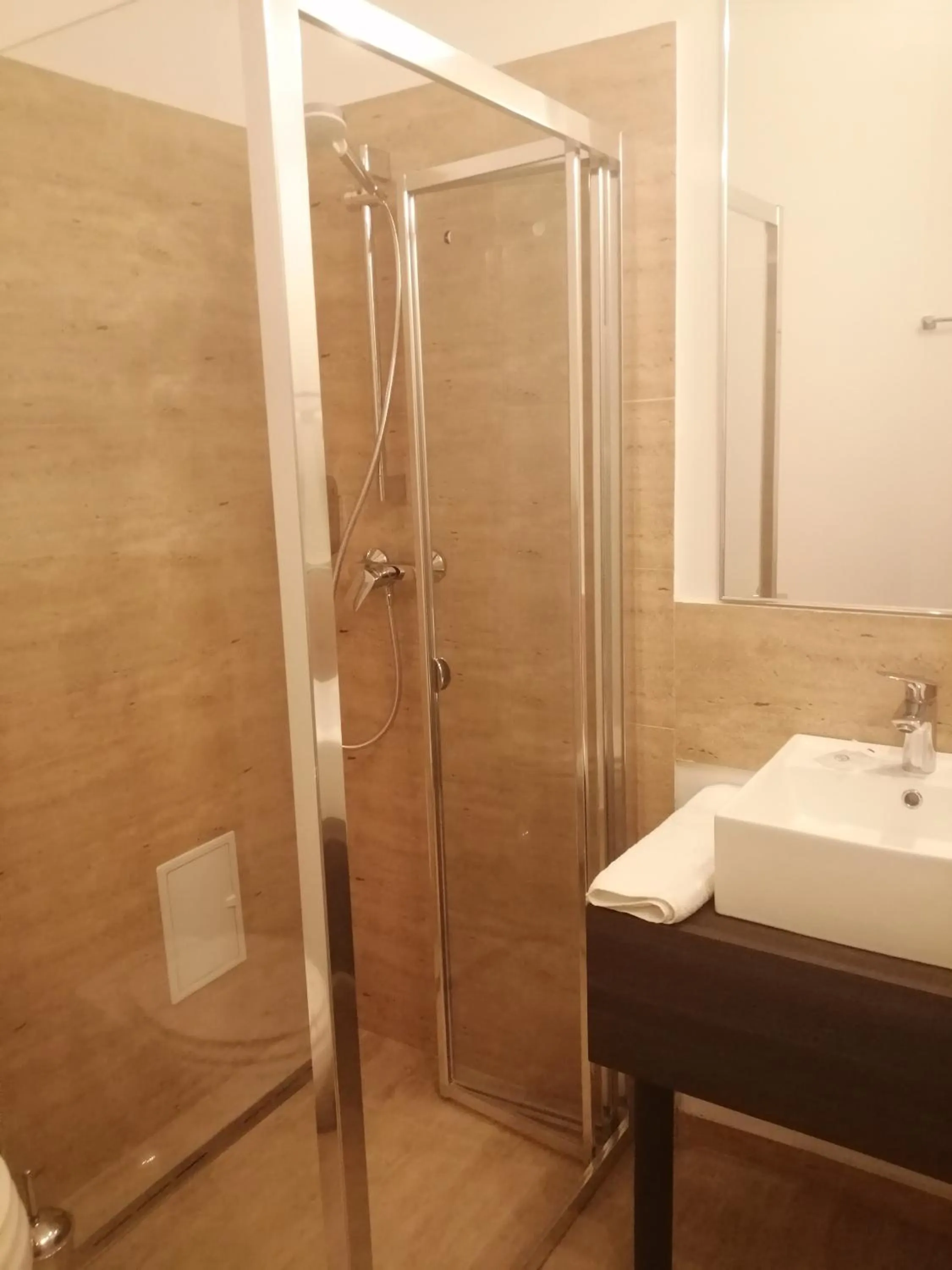 Shower in Hotel Piemonte