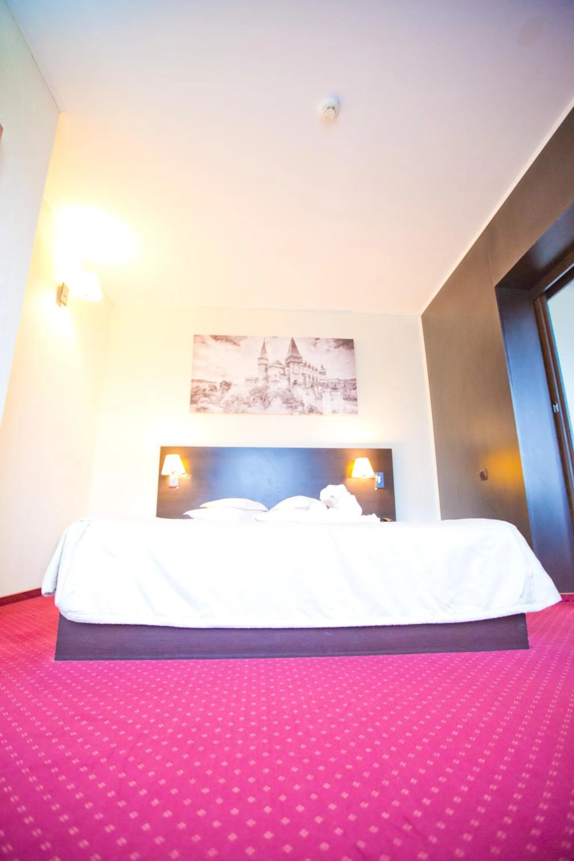 Bedroom, Bed in Hotel Piemonte