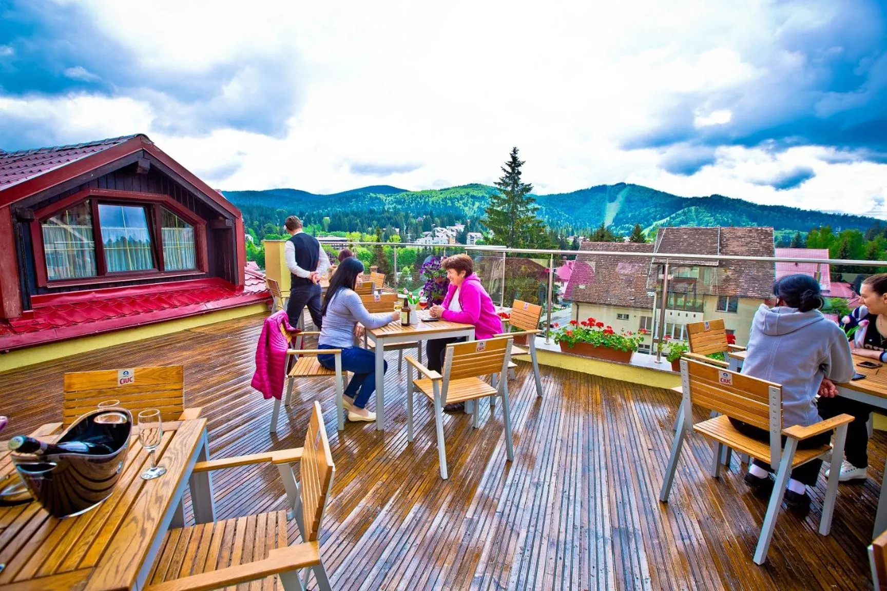 Balcony/Terrace in Hotel Piemonte