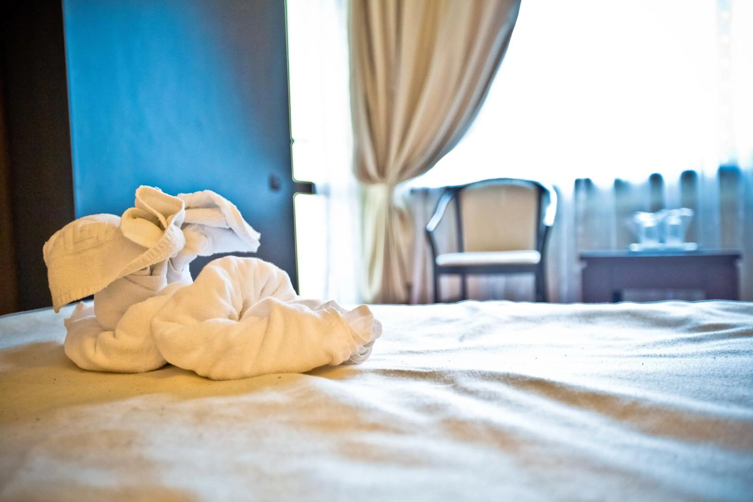 Bed in Hotel Piemonte