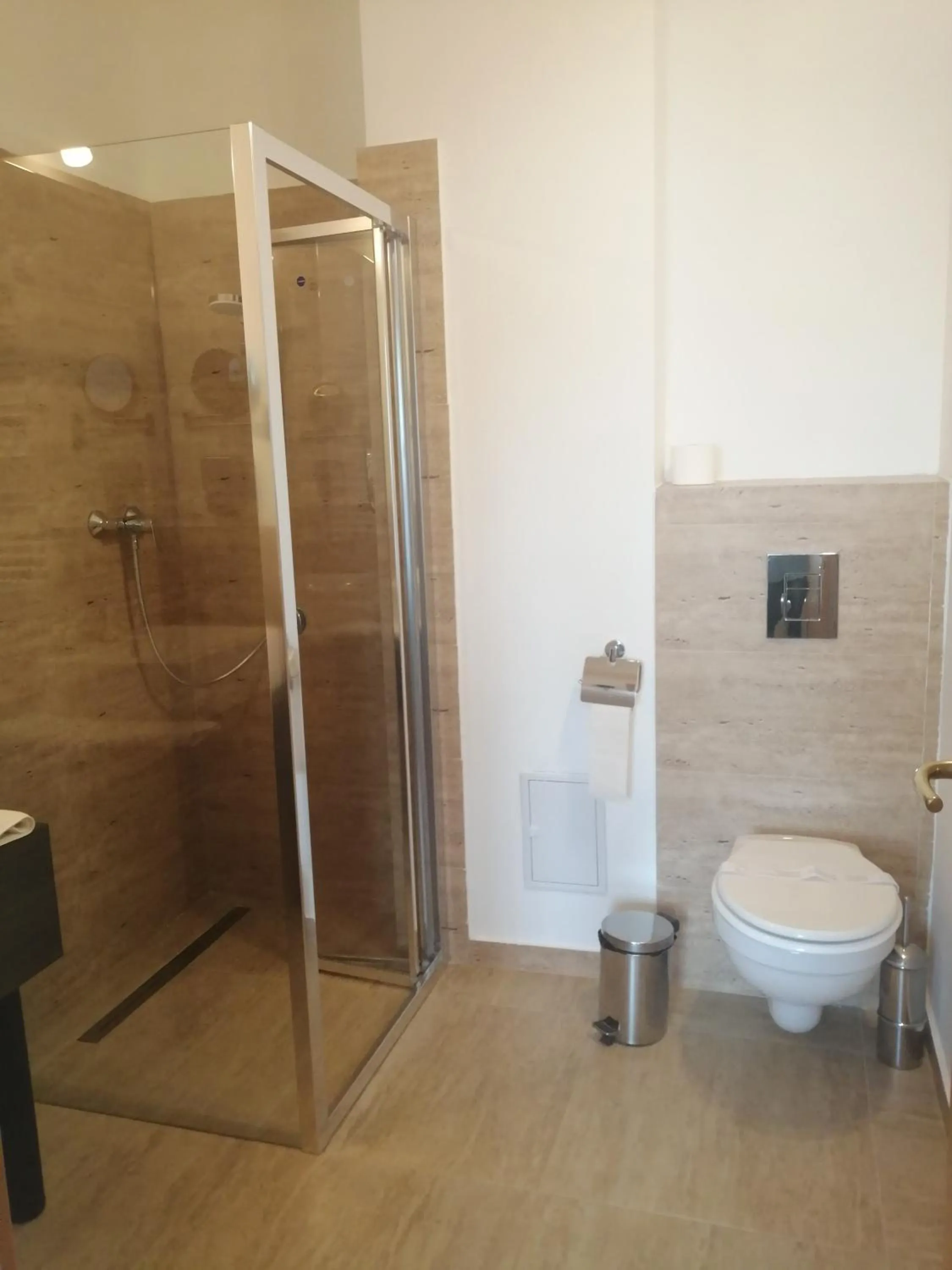 Shower in Hotel Piemonte