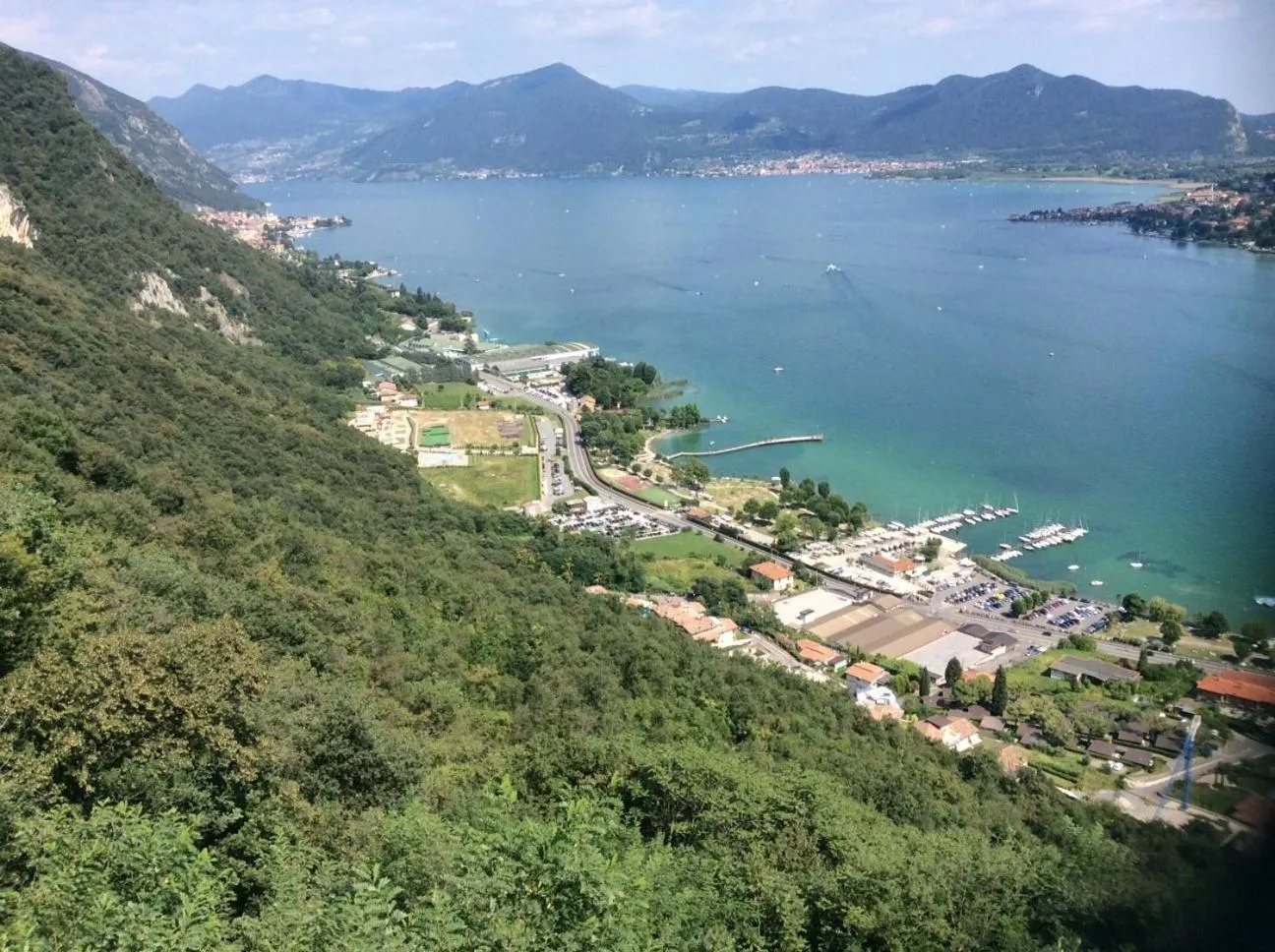 Natural landscape in B&B La Forcella