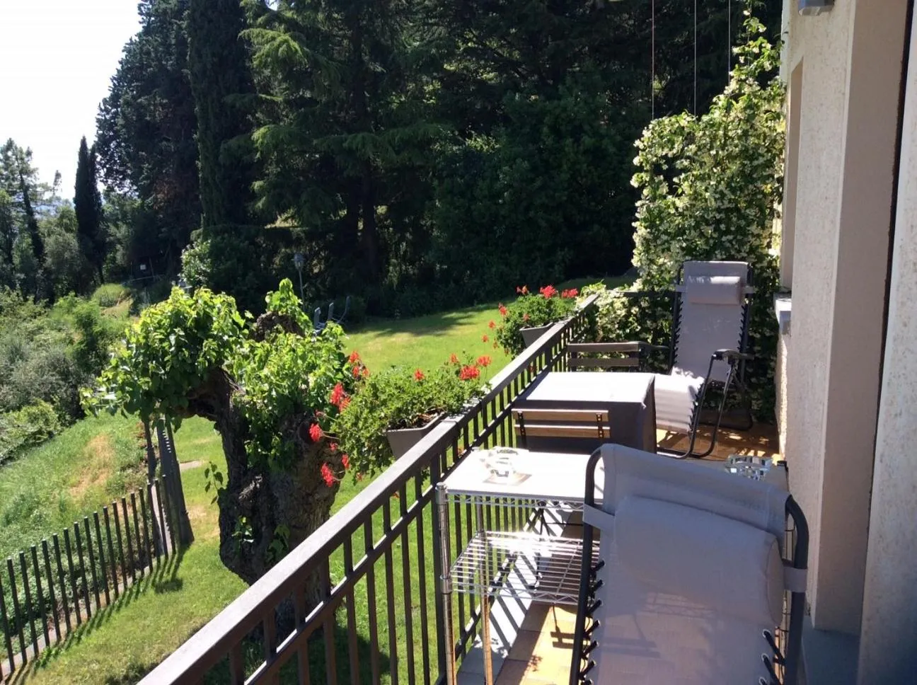 Garden in B&B La Forcella