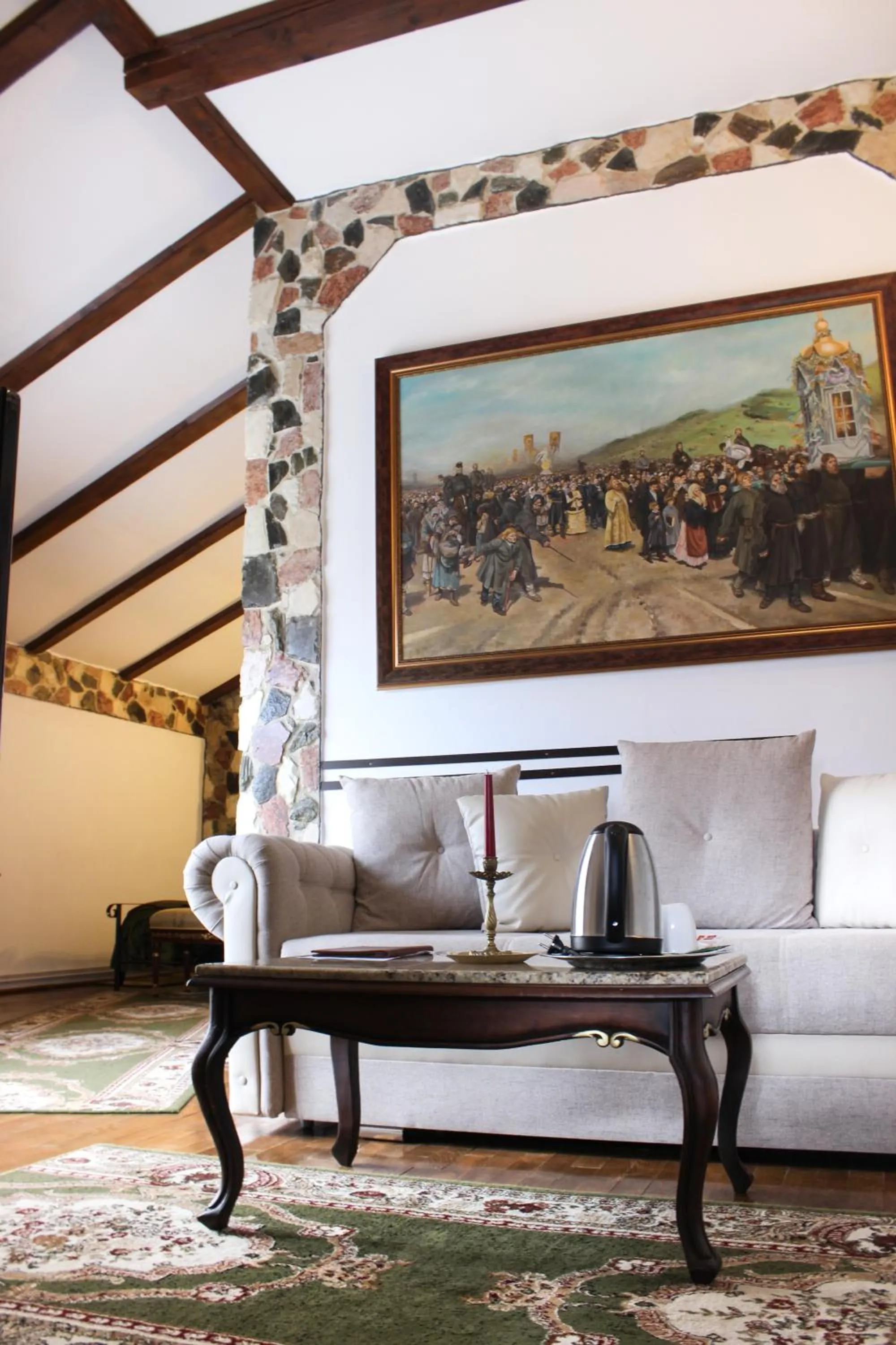 Bed in Hunter Prince Castle Hotel