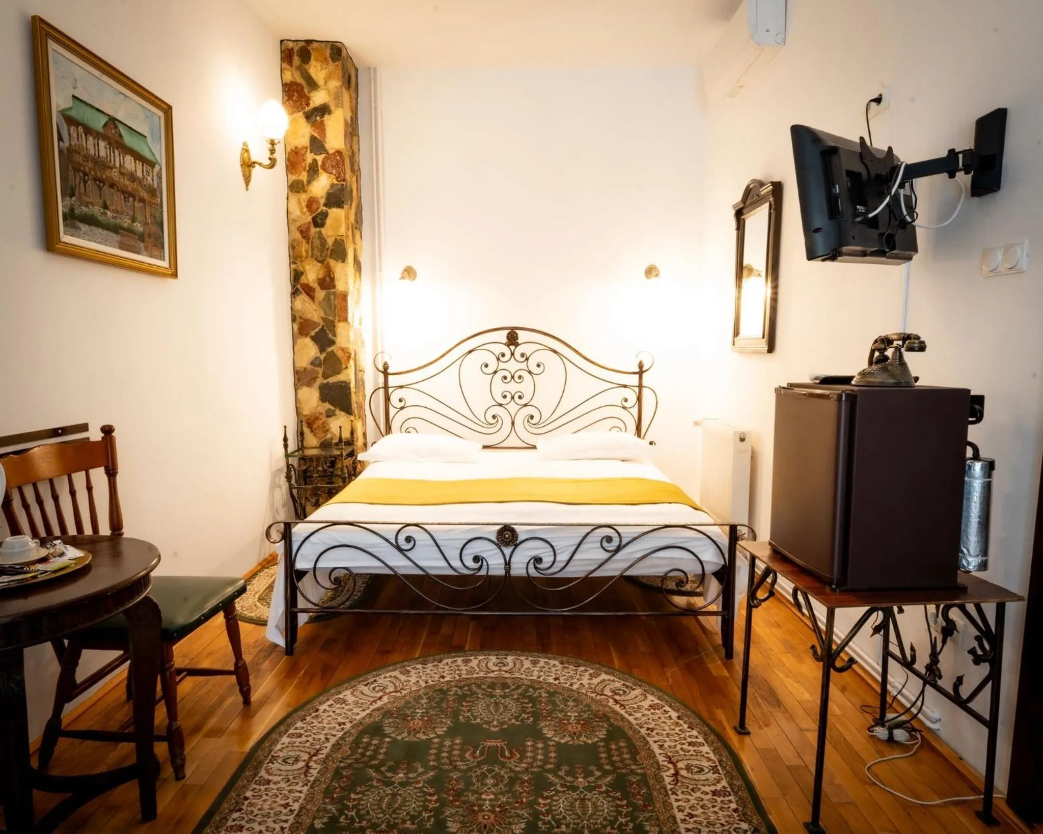 Bed in Hunter Prince Castle Hotel