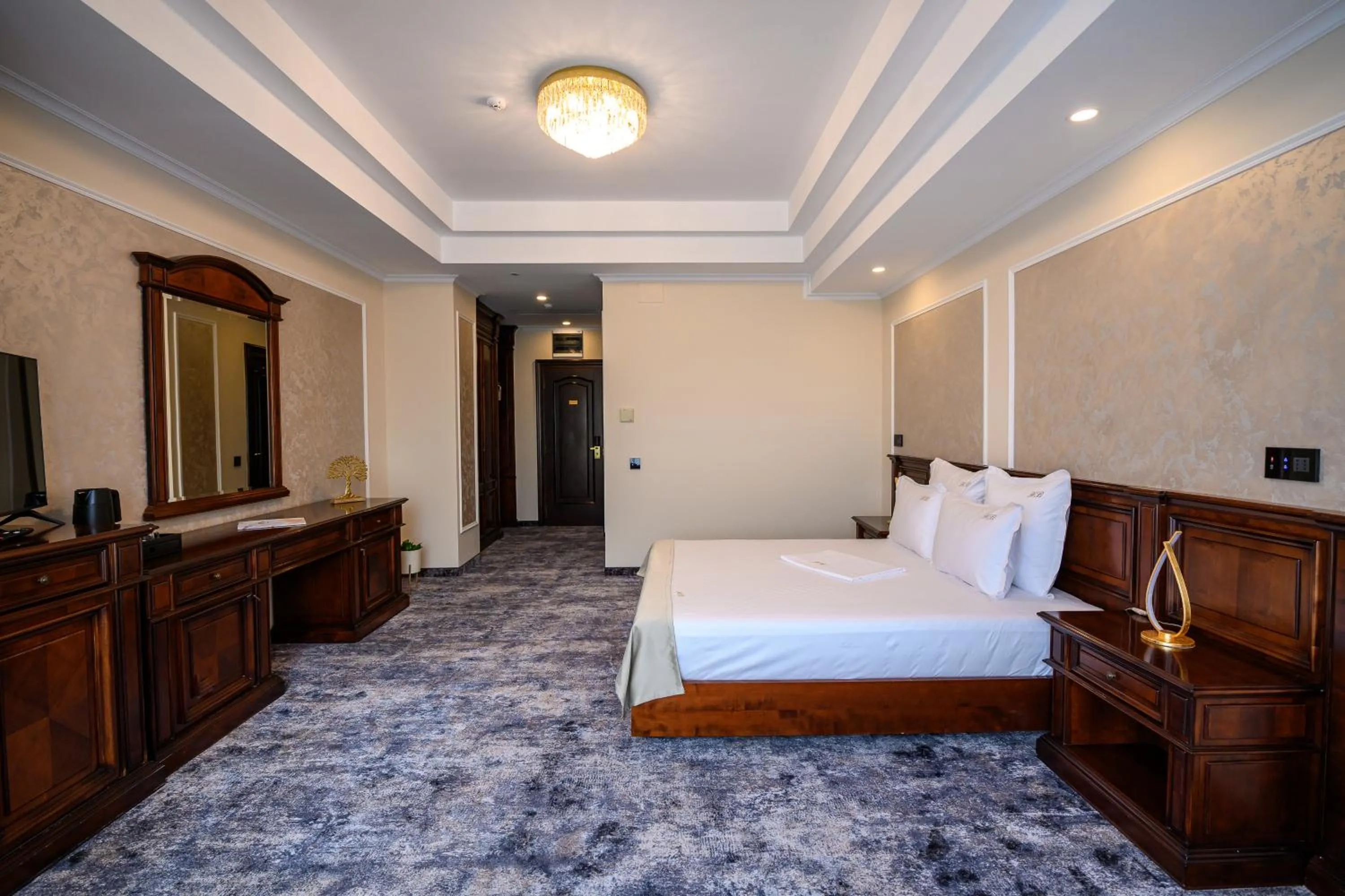 Bedroom, Bed in Hotel Bulevard