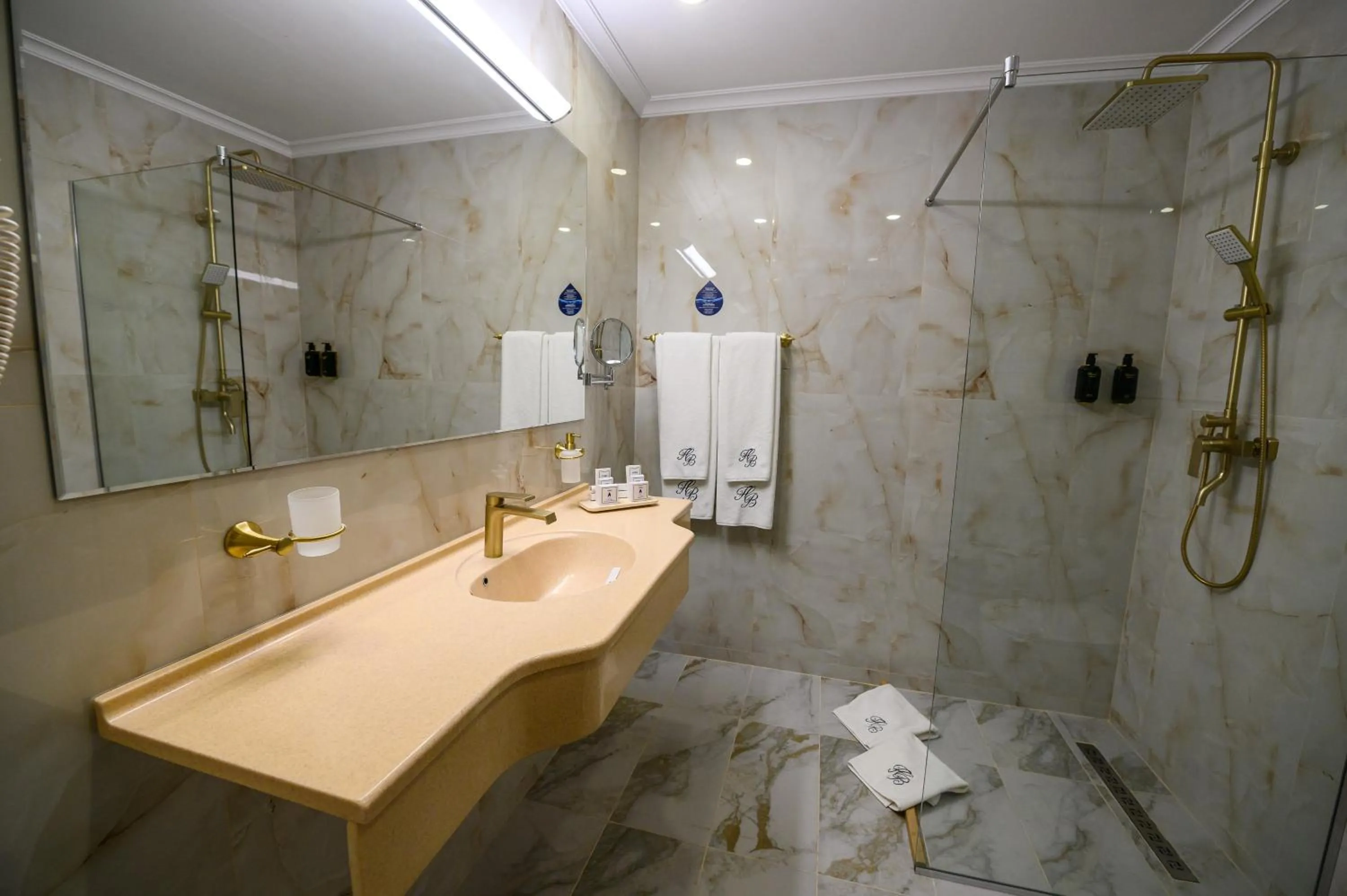 Shower in Hotel Bulevard