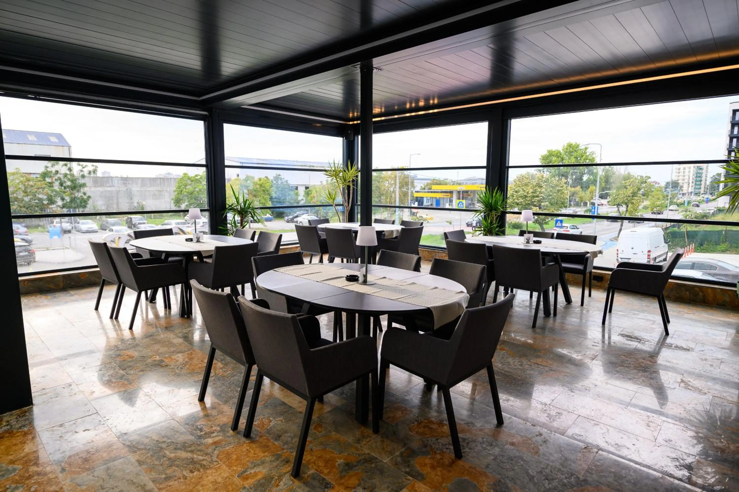 Seating area in Hotel Bulevard