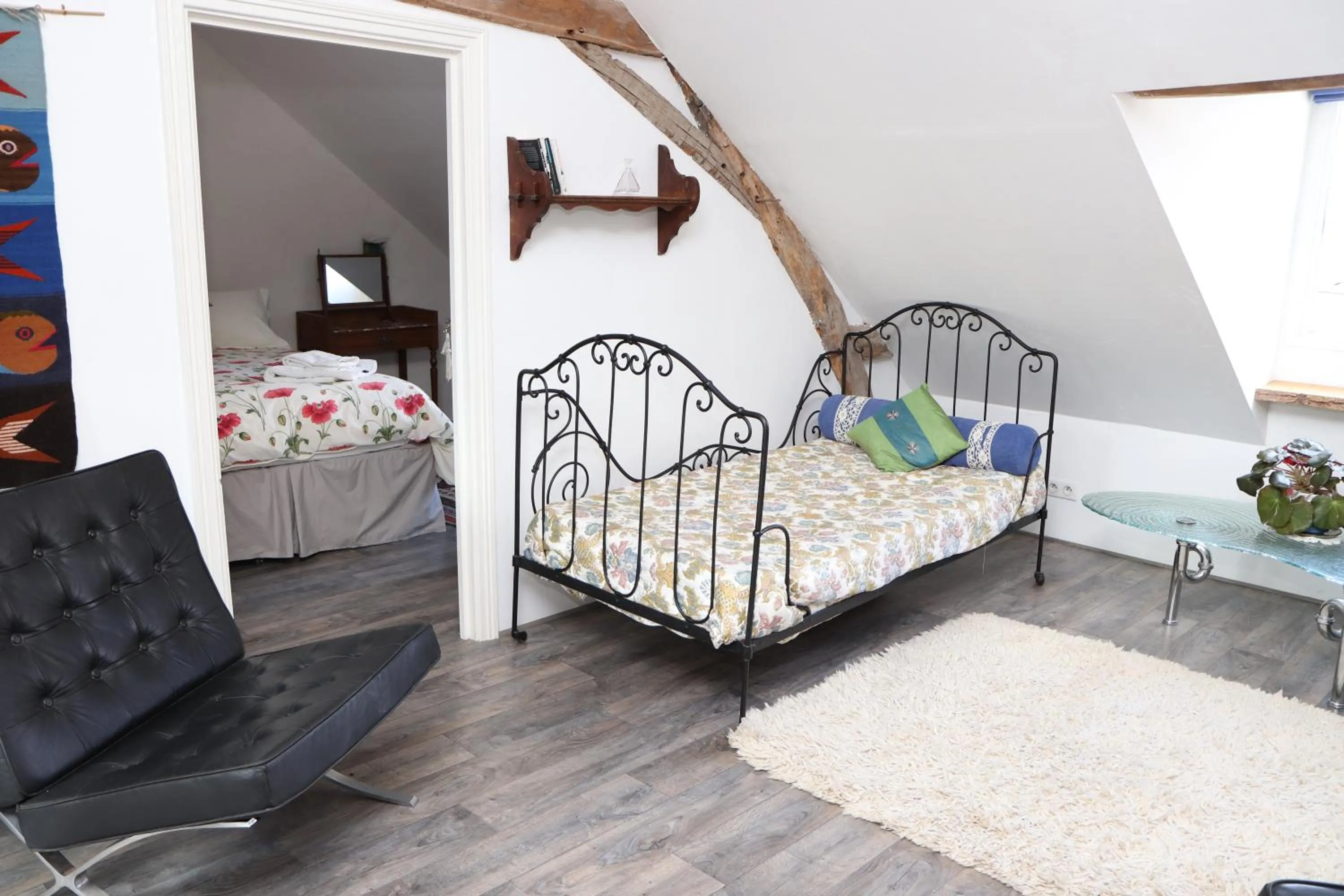 Bed in Le Chaton Rouge