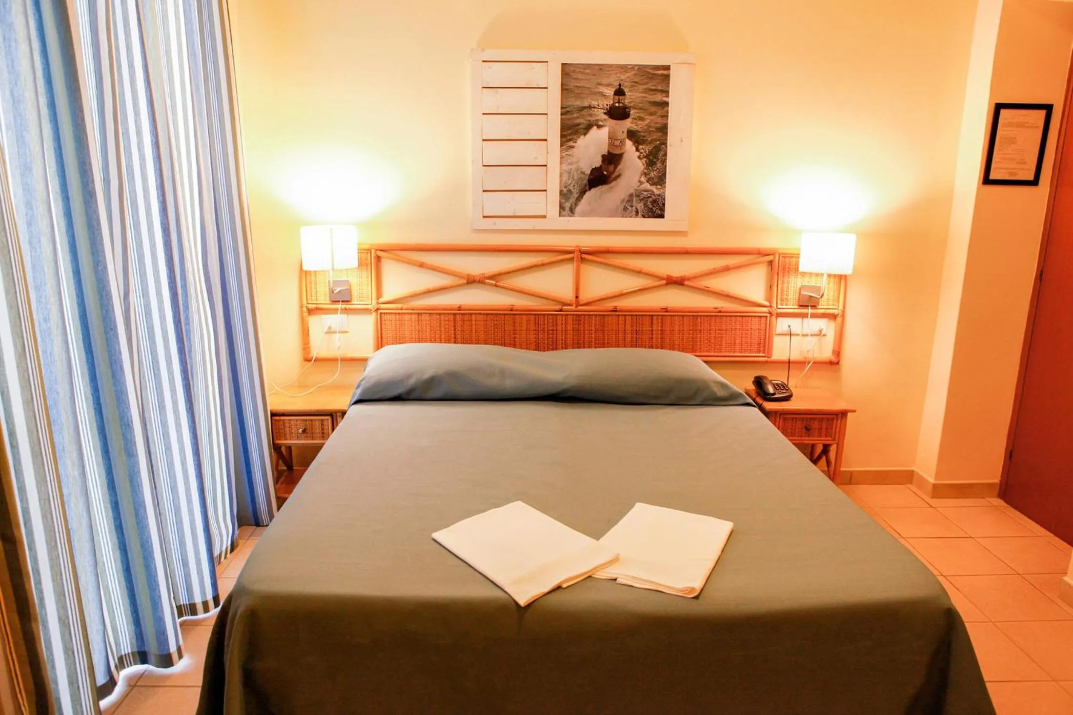 Bed in Hotel Villa Giulia