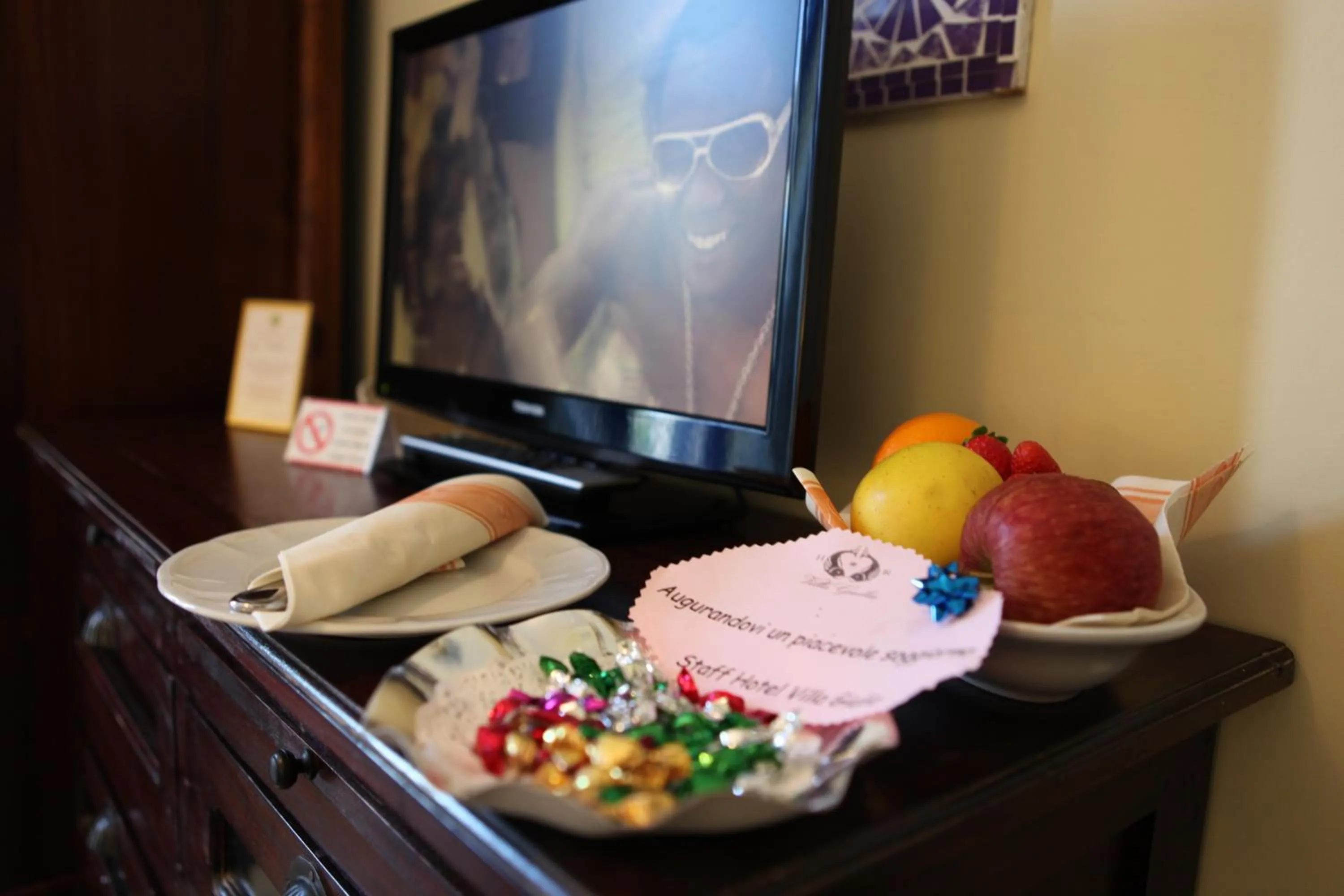 Decorative detail in Hotel Villa Giulia