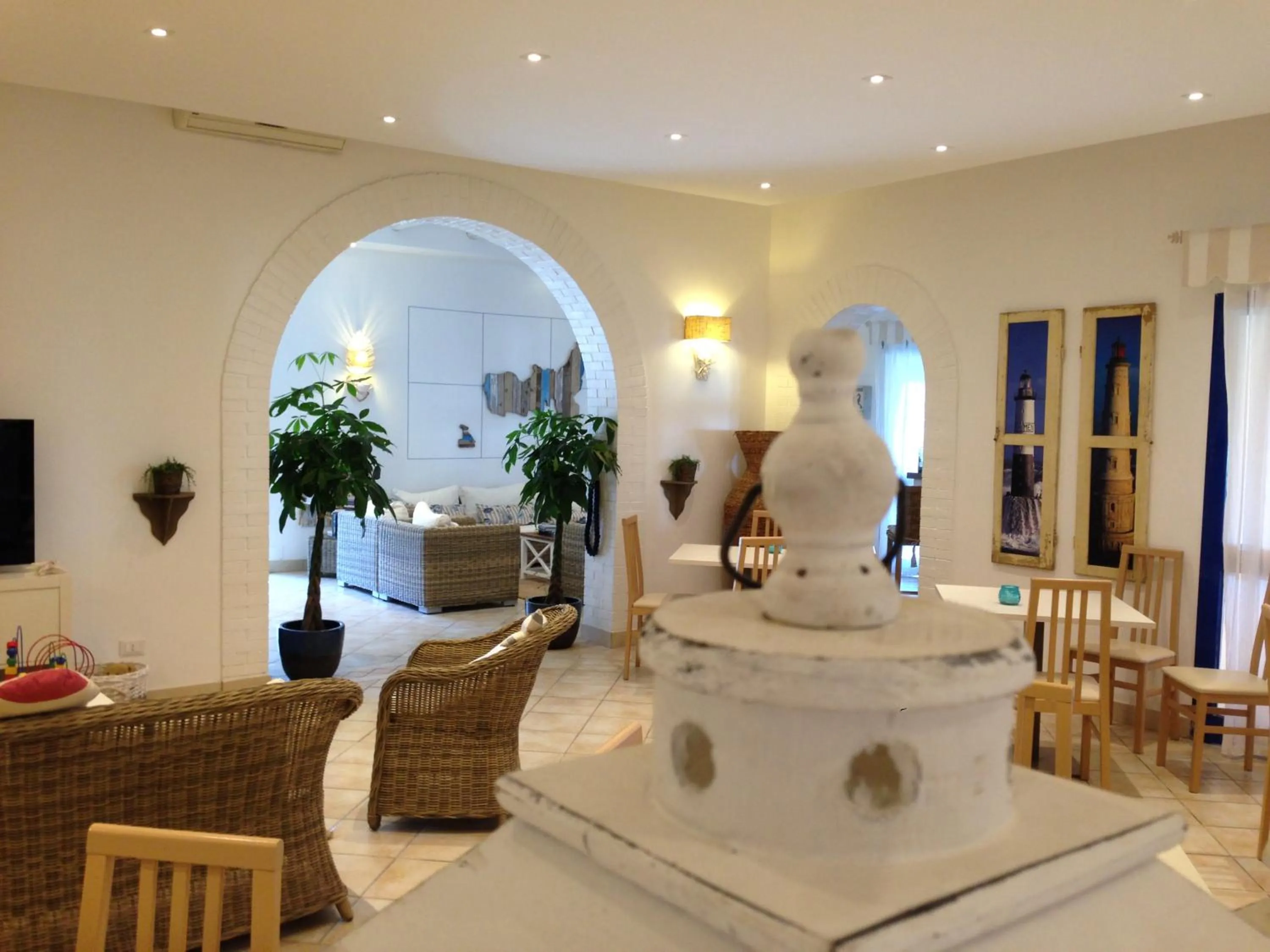 Decorative detail in Hotel Villa Giulia