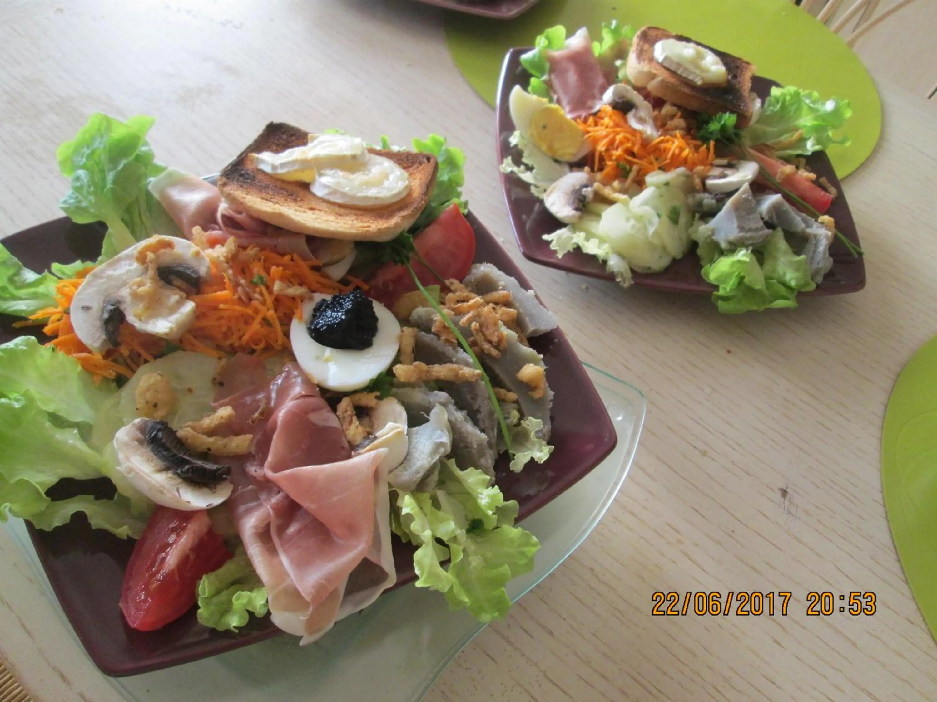 Food close-up in studios les Hortensias