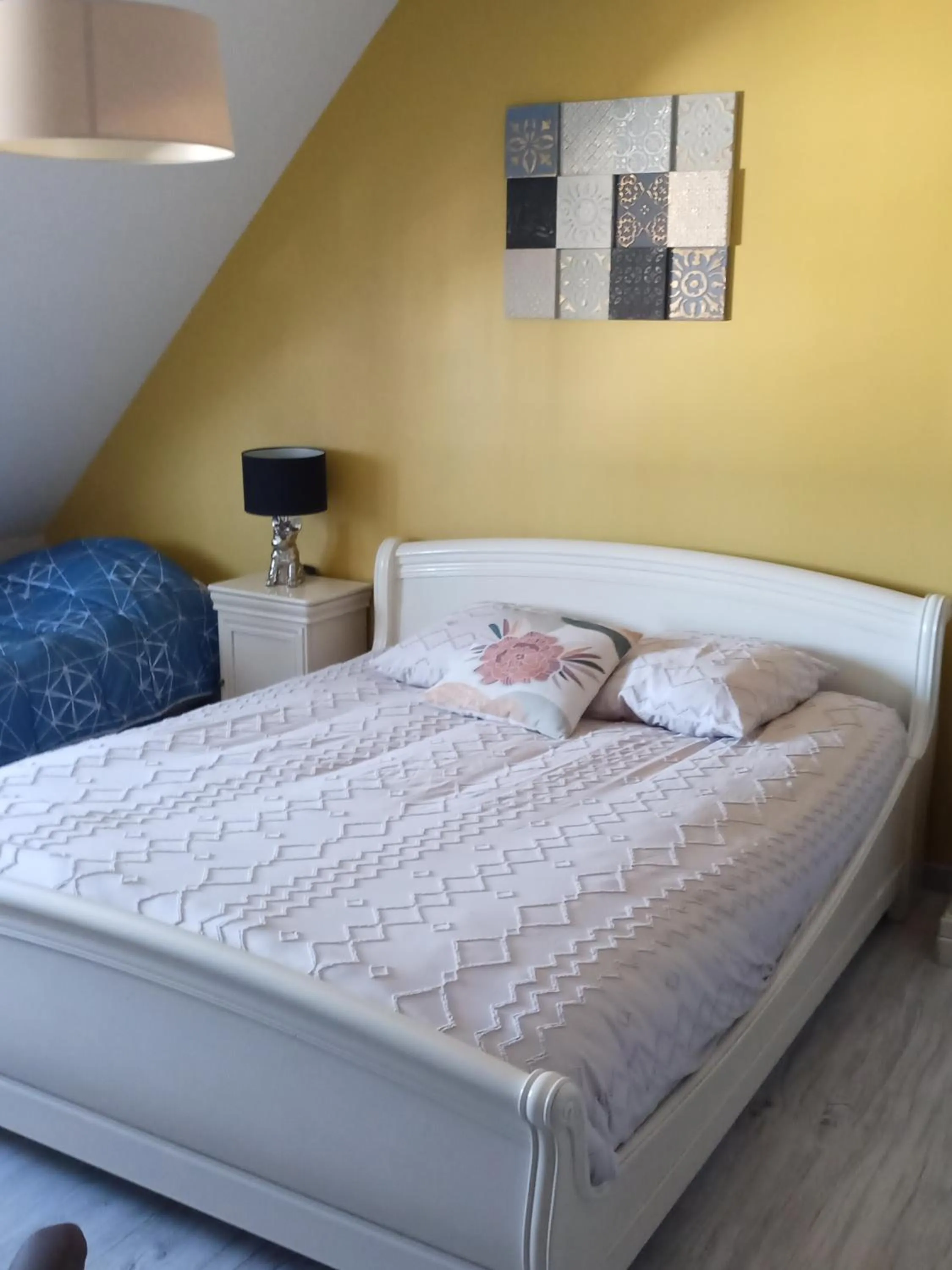 Bed in studios les Hortensias