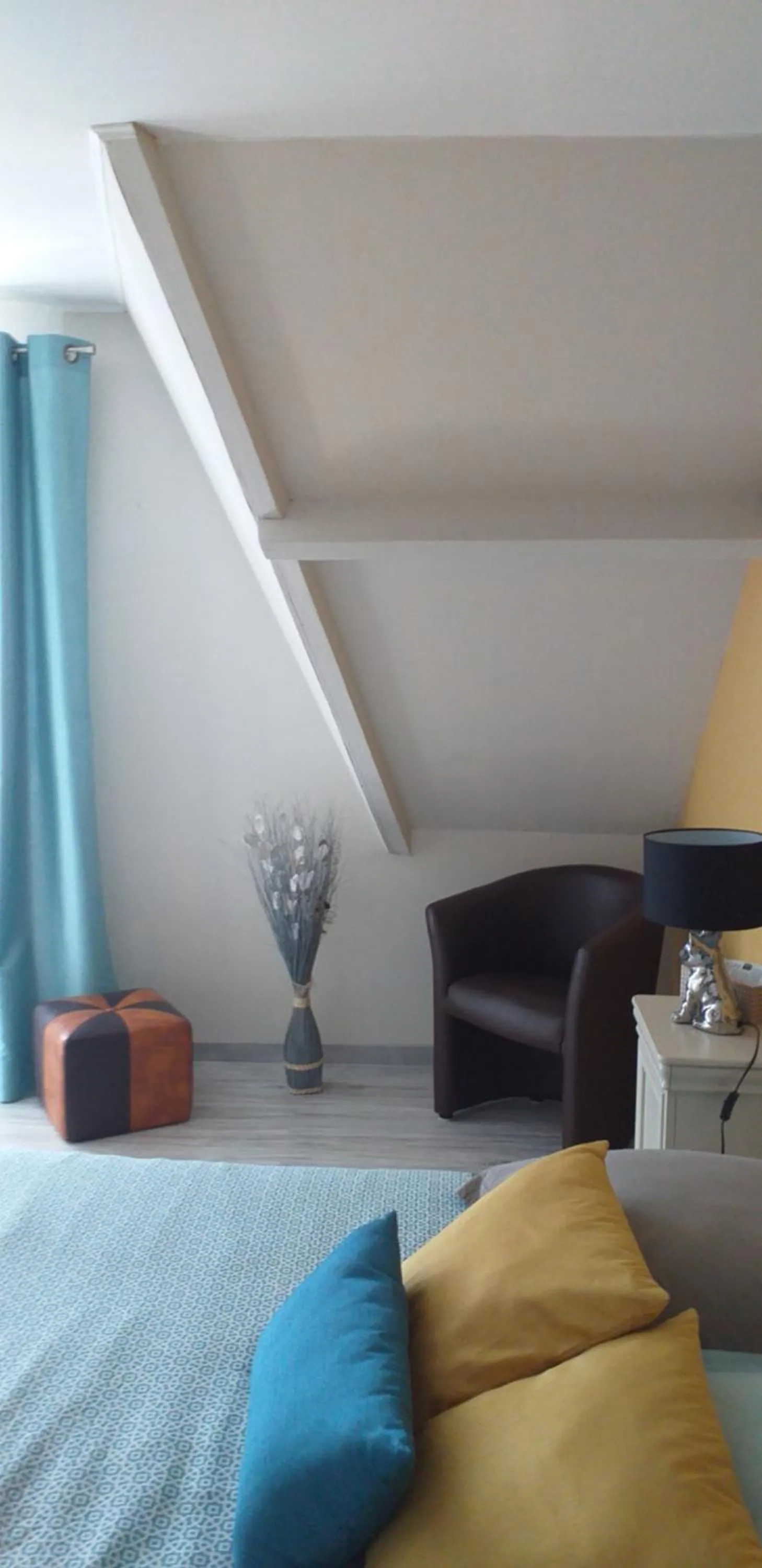 Bed in studios les Hortensias