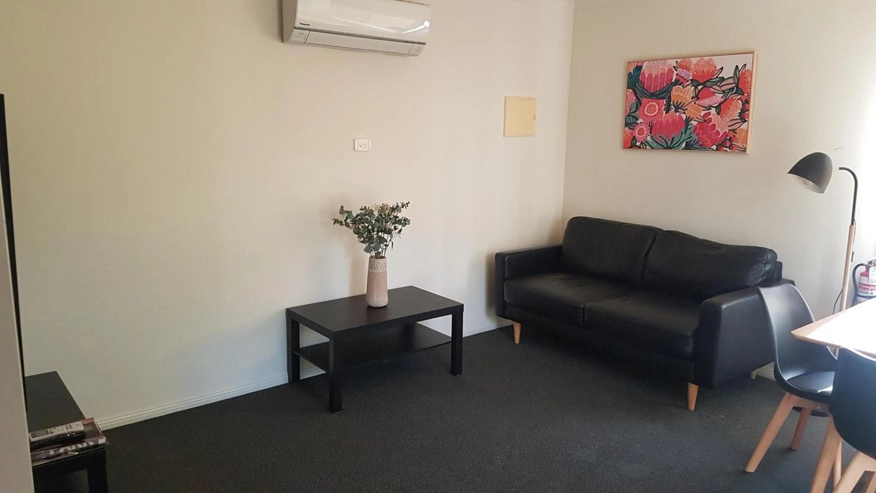 Seating area in A-Line Holiday Park