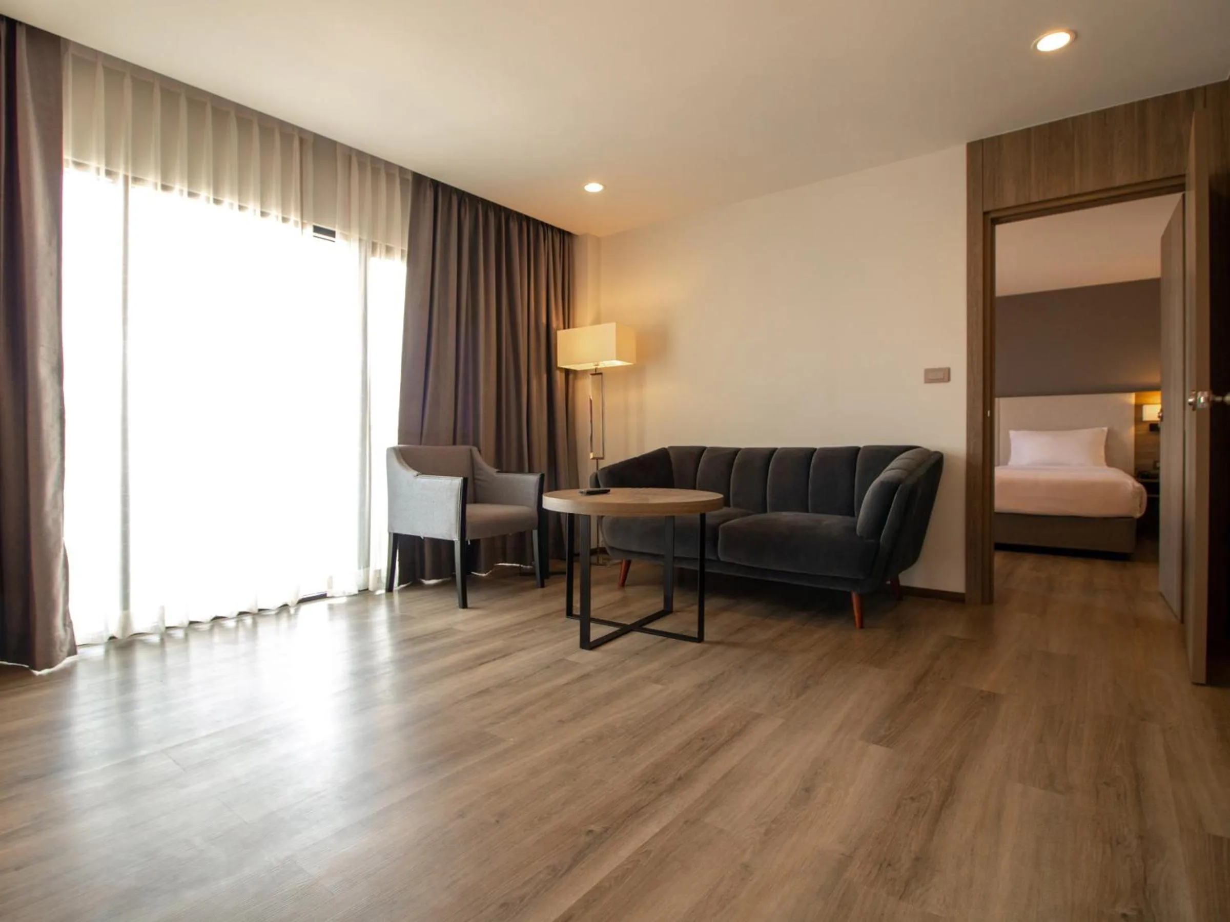 Living room, Bed in Fortune View Khong Hotel Nakhon Phanom