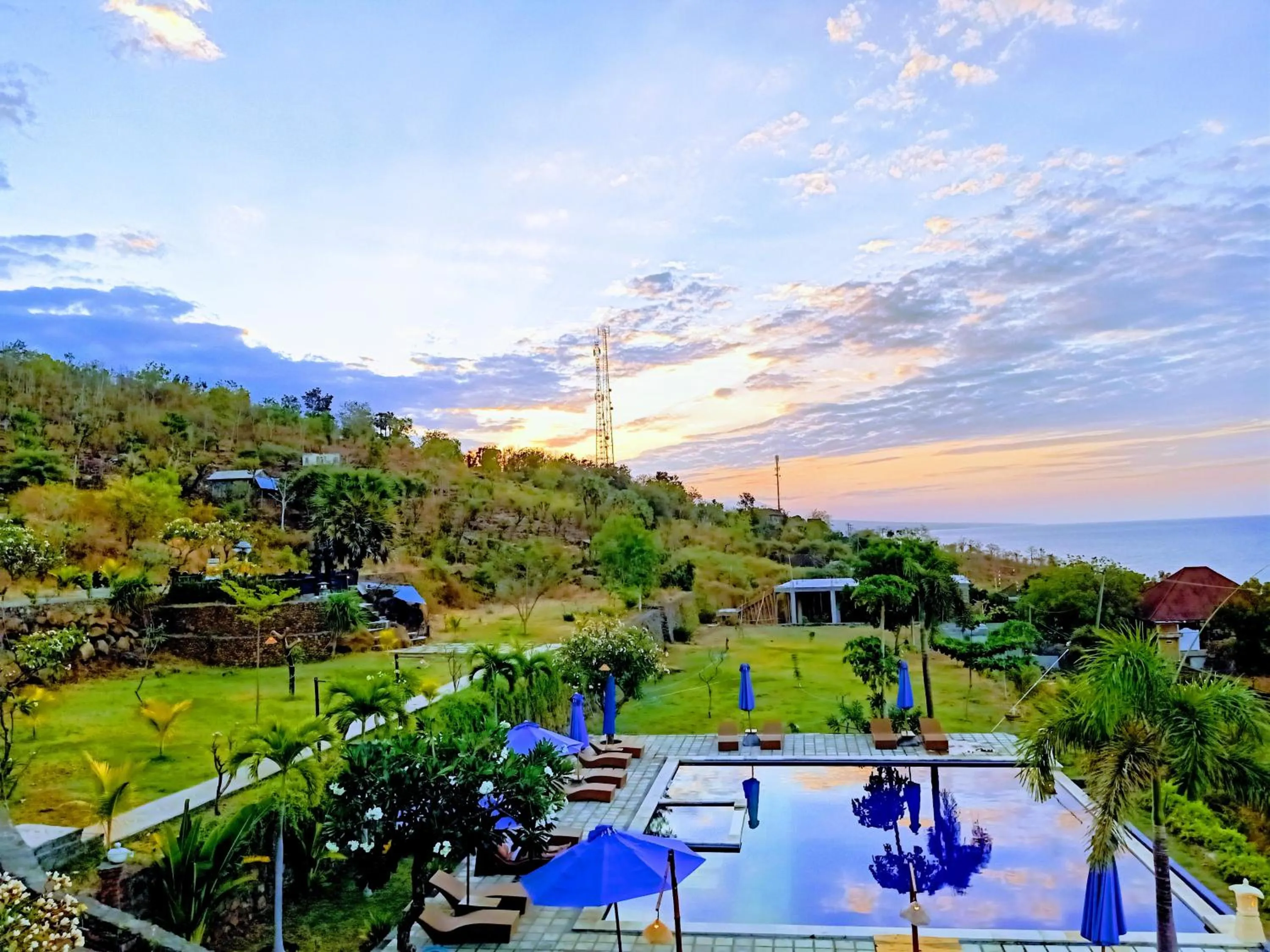 Pool view in Bali Bhuana Villas