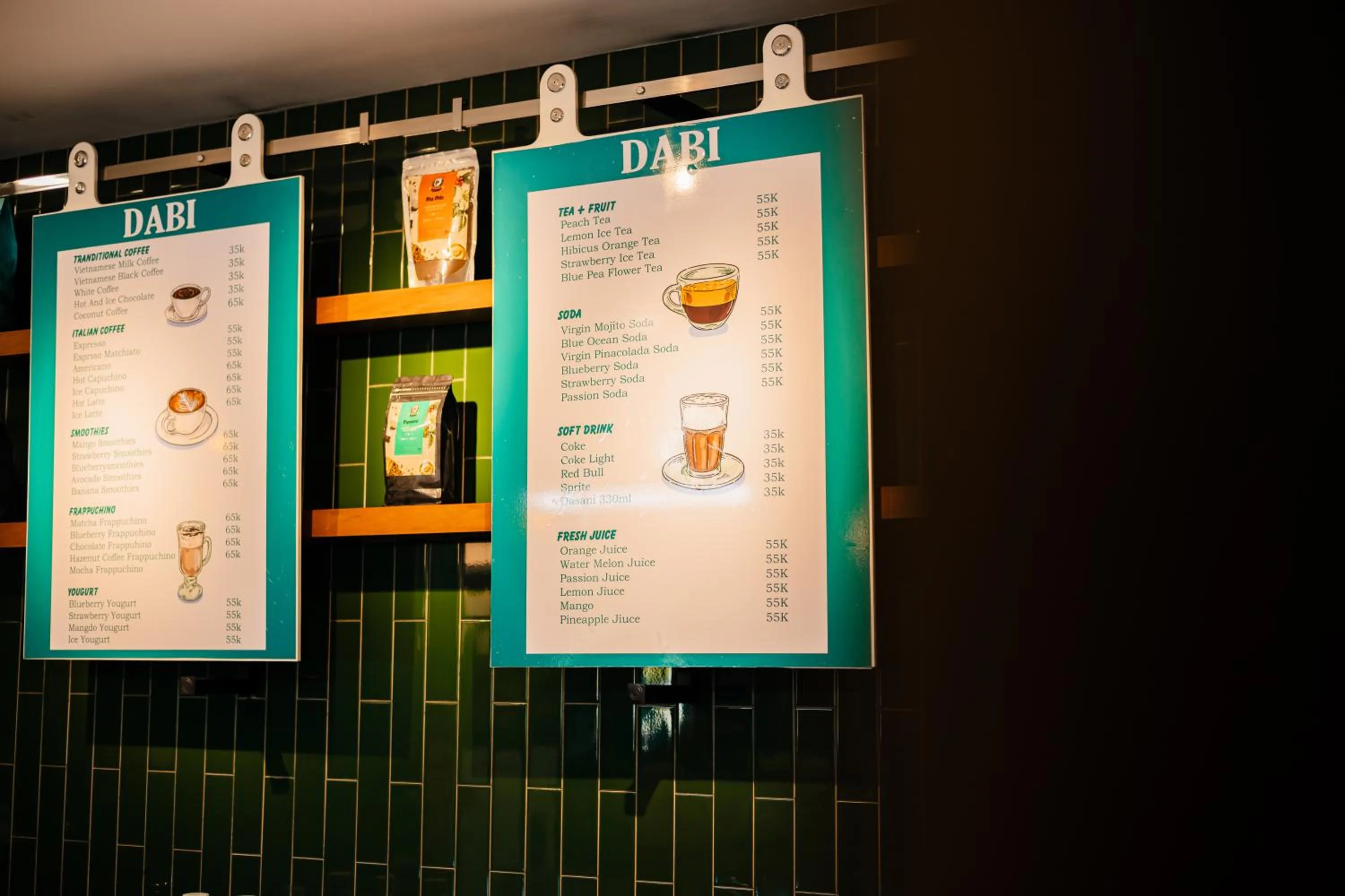 Text overlay in Danaciti Hotel