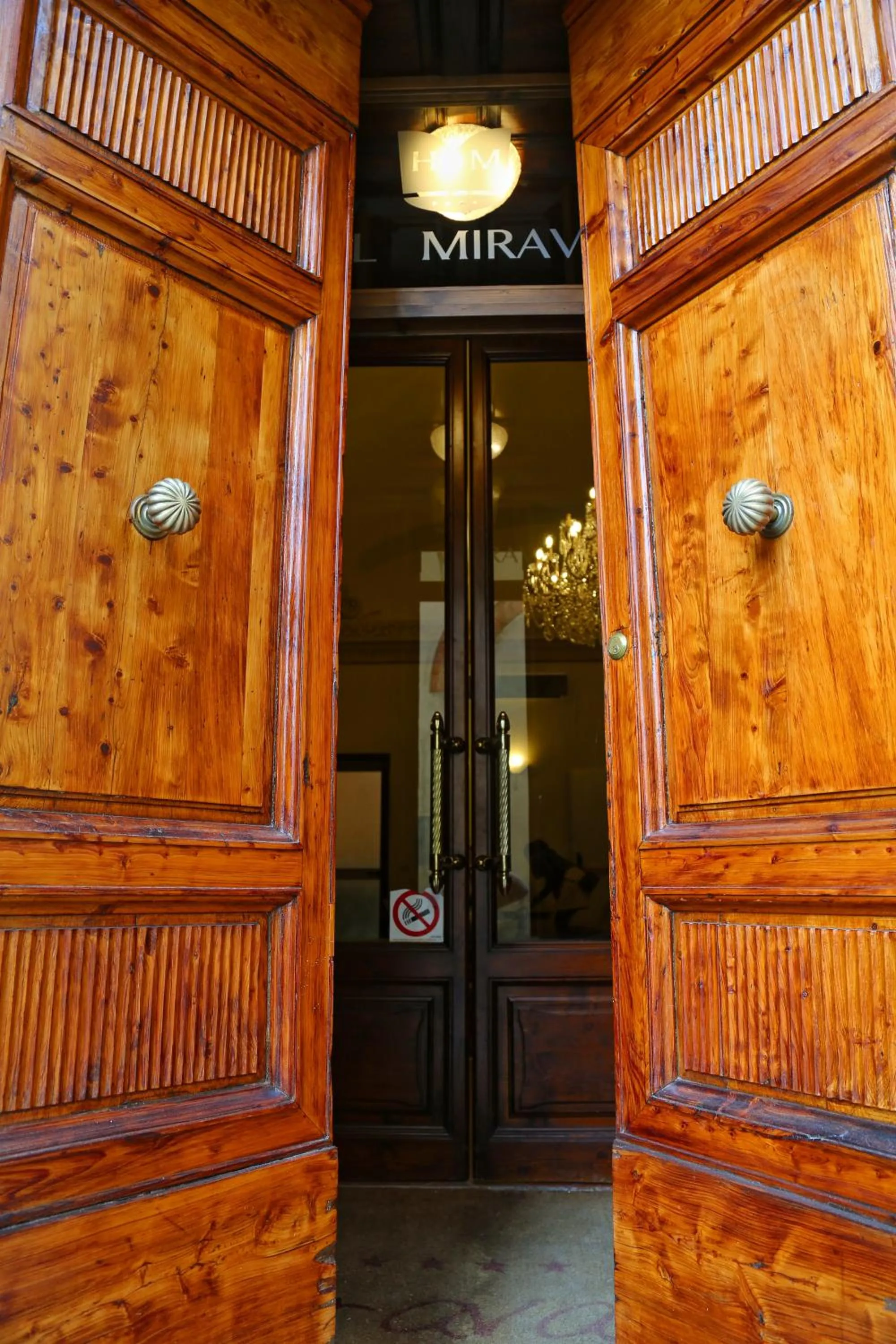 Facade/entrance in Hotel Miravalle