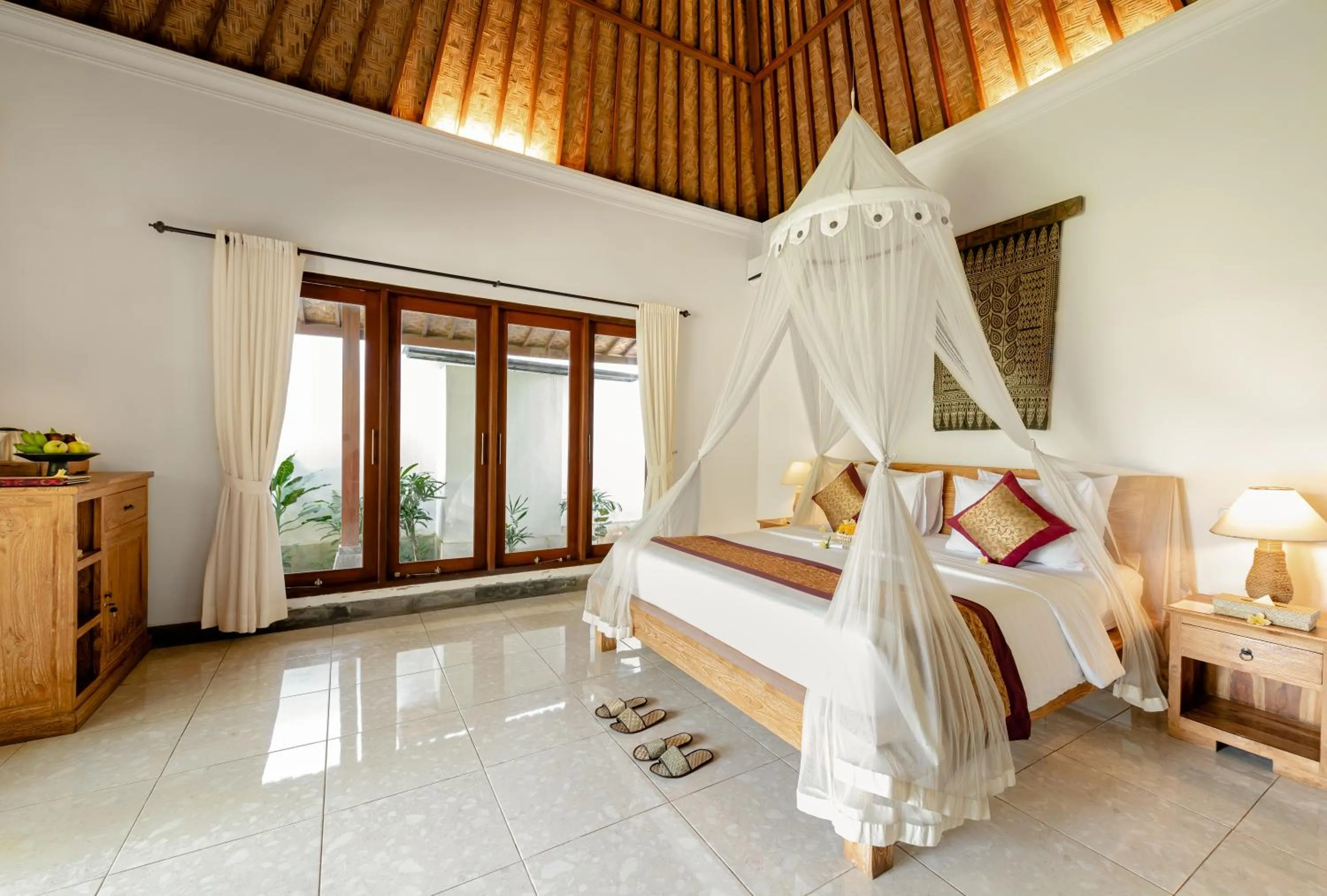 Bedroom in Santosha Villas & Spa