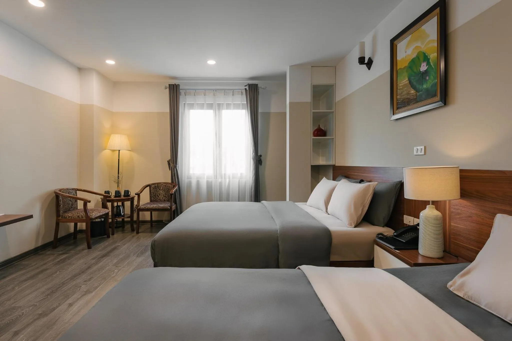 Photo of the whole room, Bed in An Nguyen Boutique Hotel