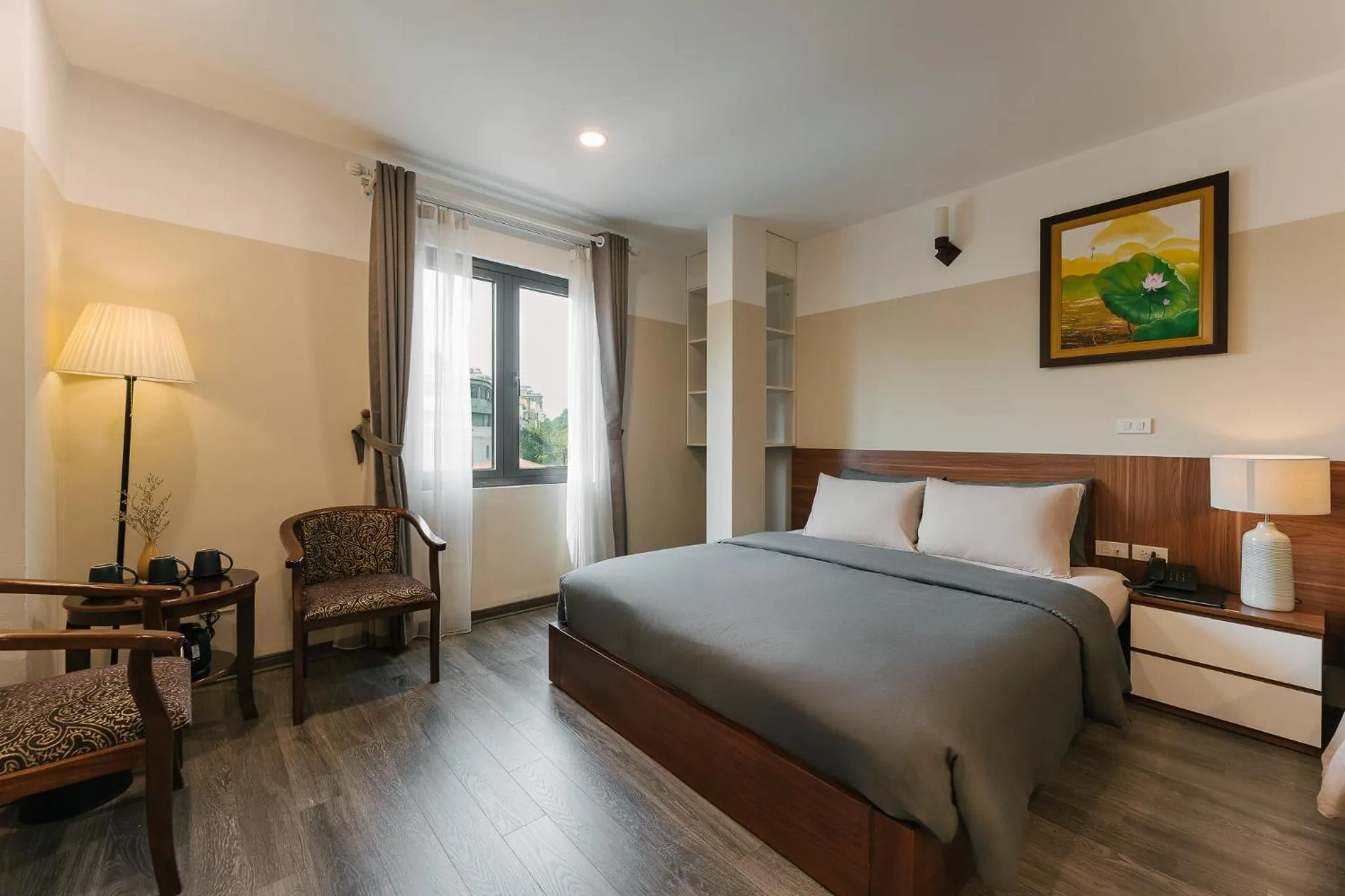 Bed in An Nguyen Boutique Hotel