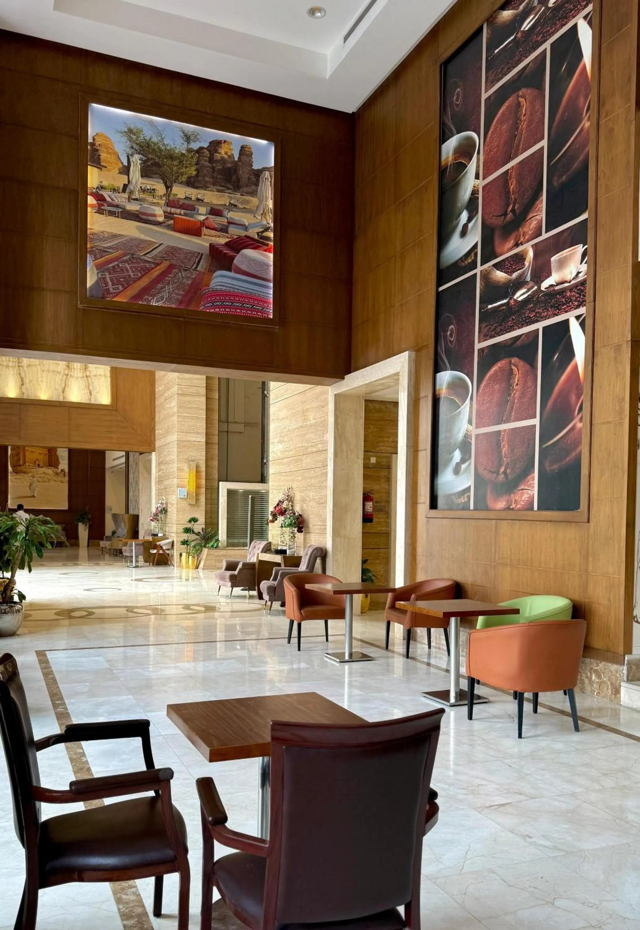 Lobby or reception in Afraa Hotel