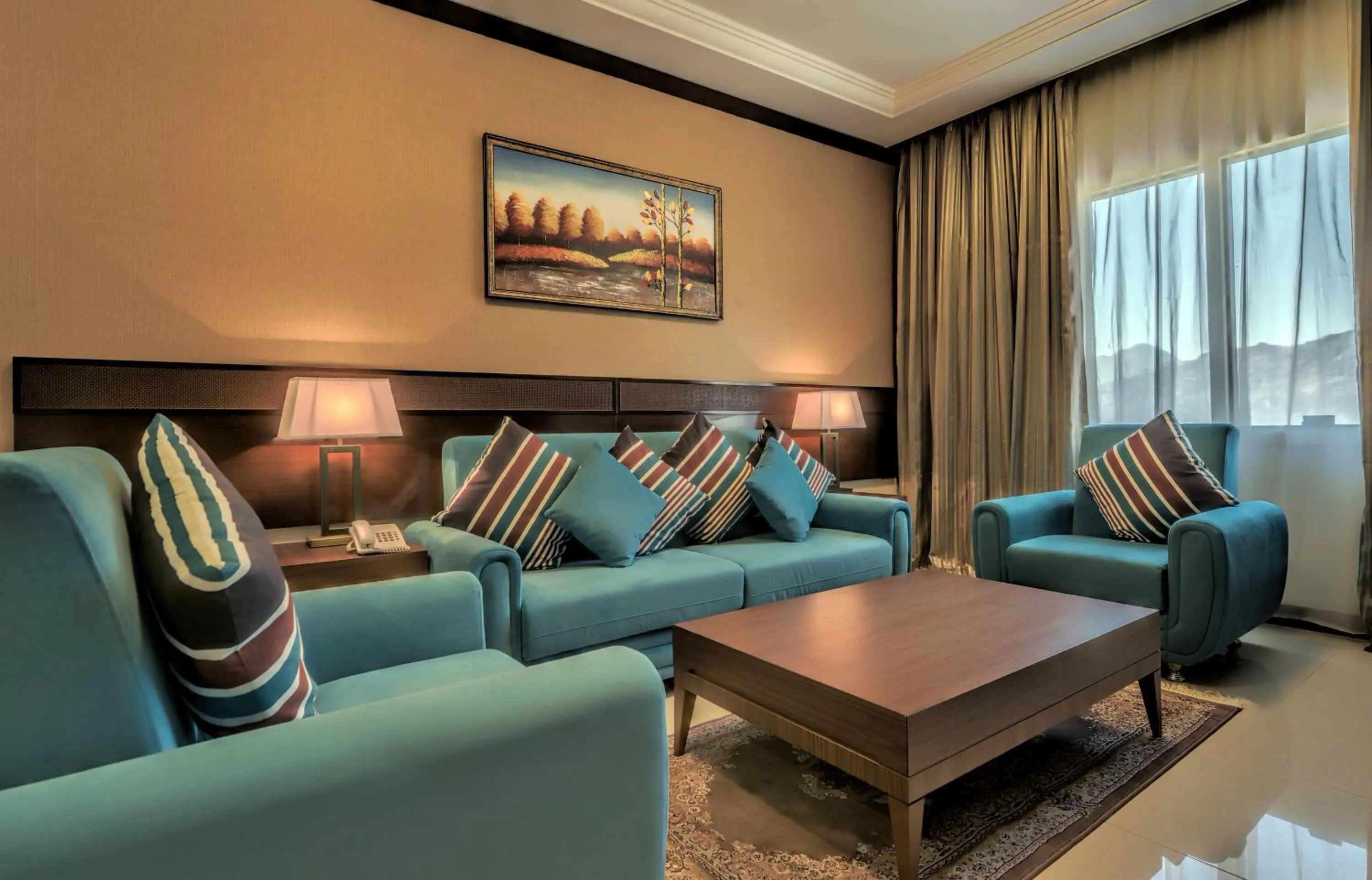 Living room in Afraa Hotel