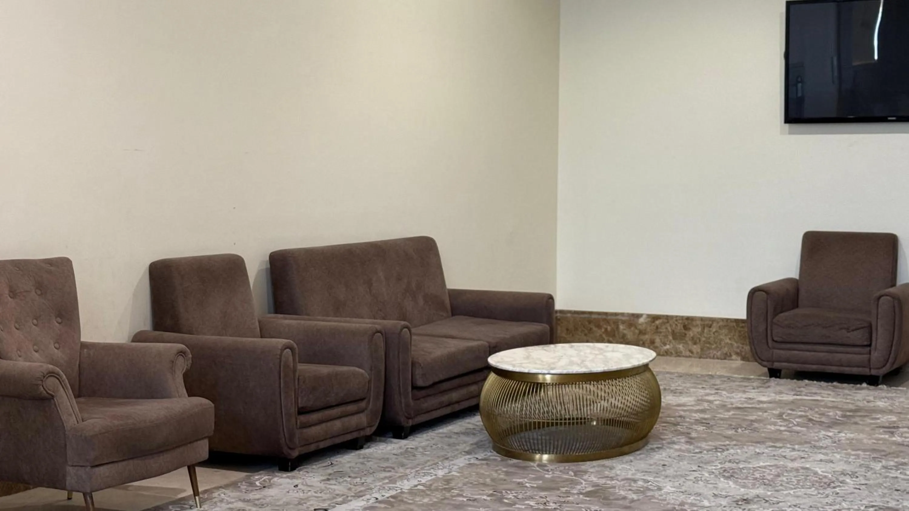 Seating area in Afraa Hotel