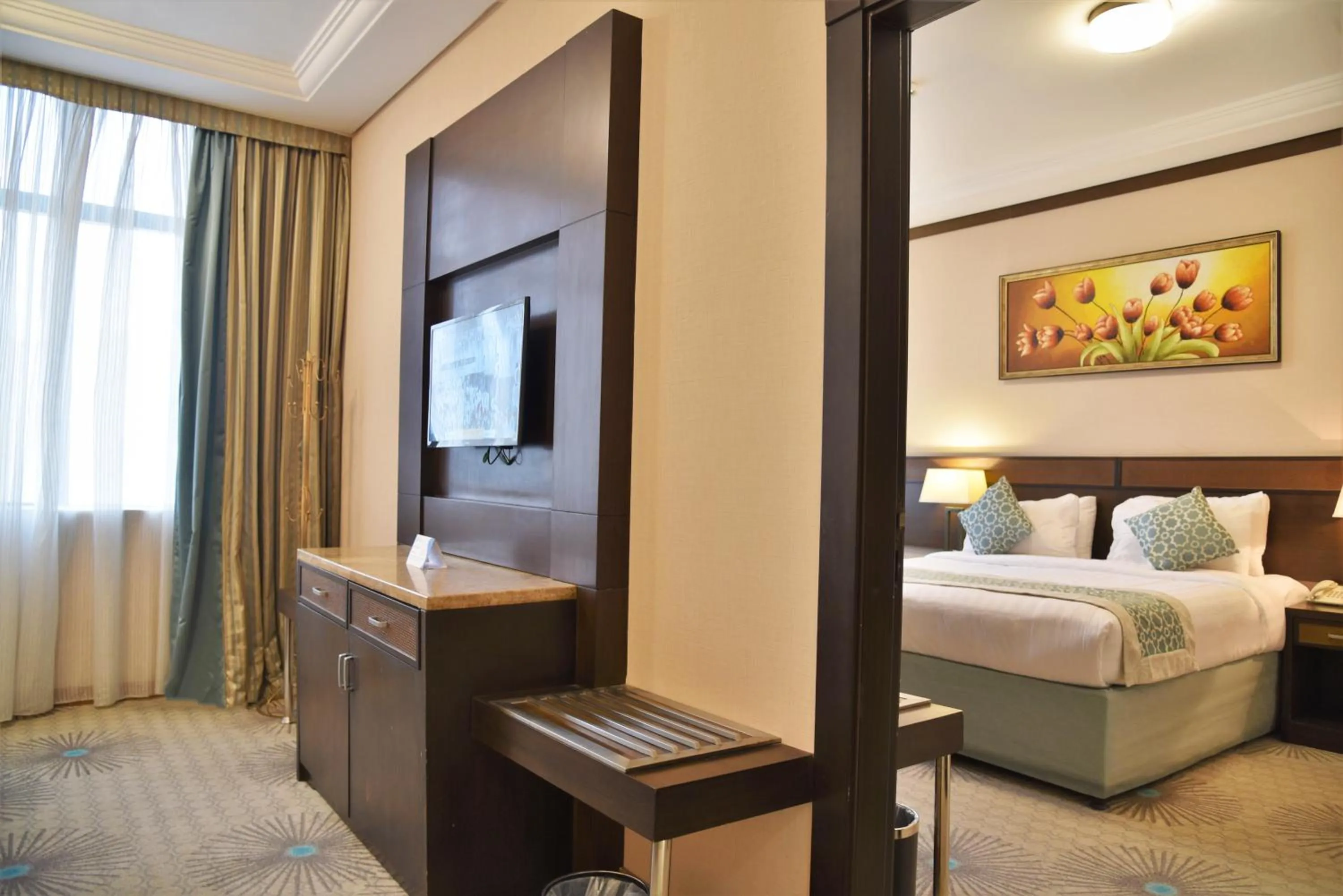 Bedroom, Bed in Afraa Hotel