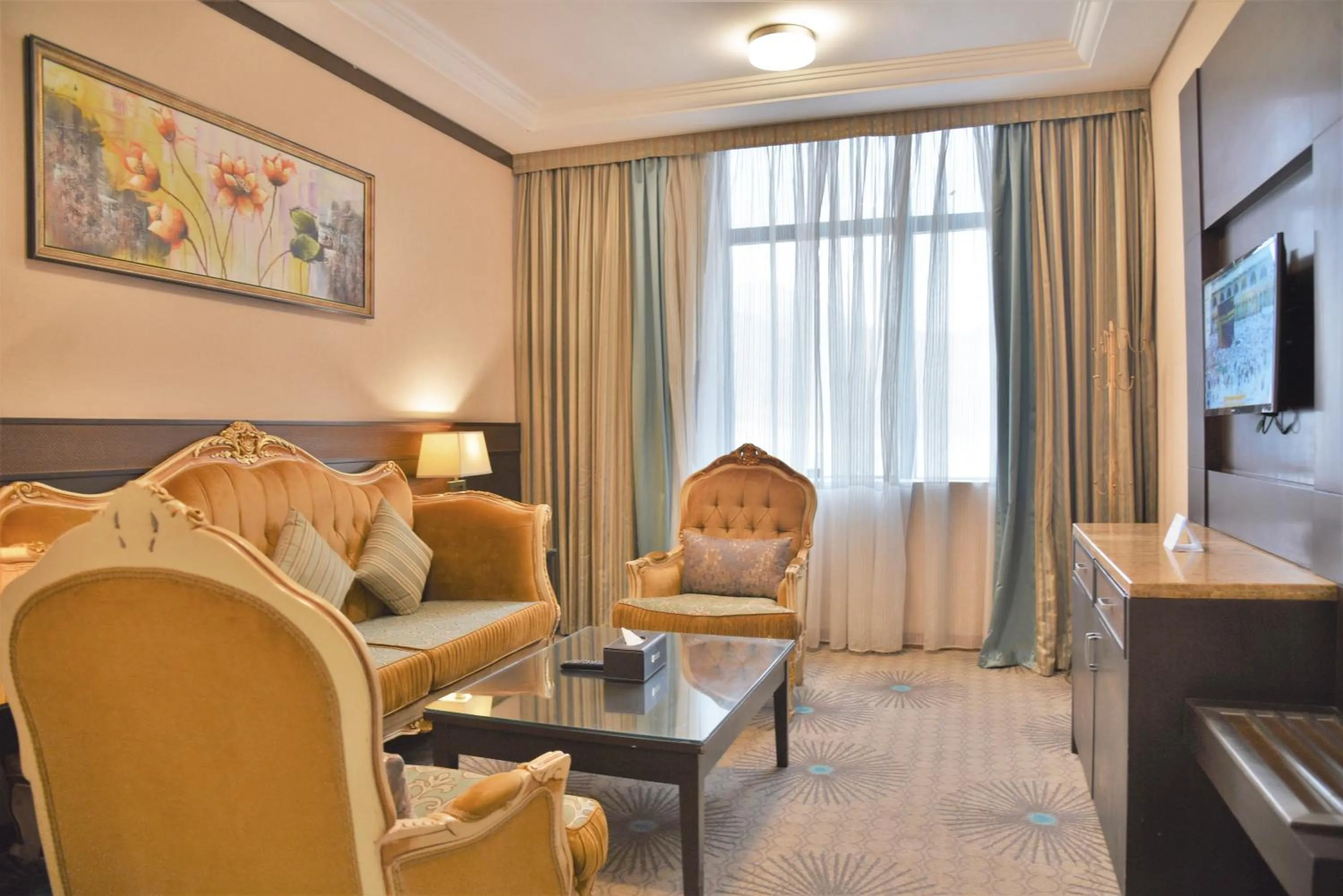 Living room in Afraa Hotel