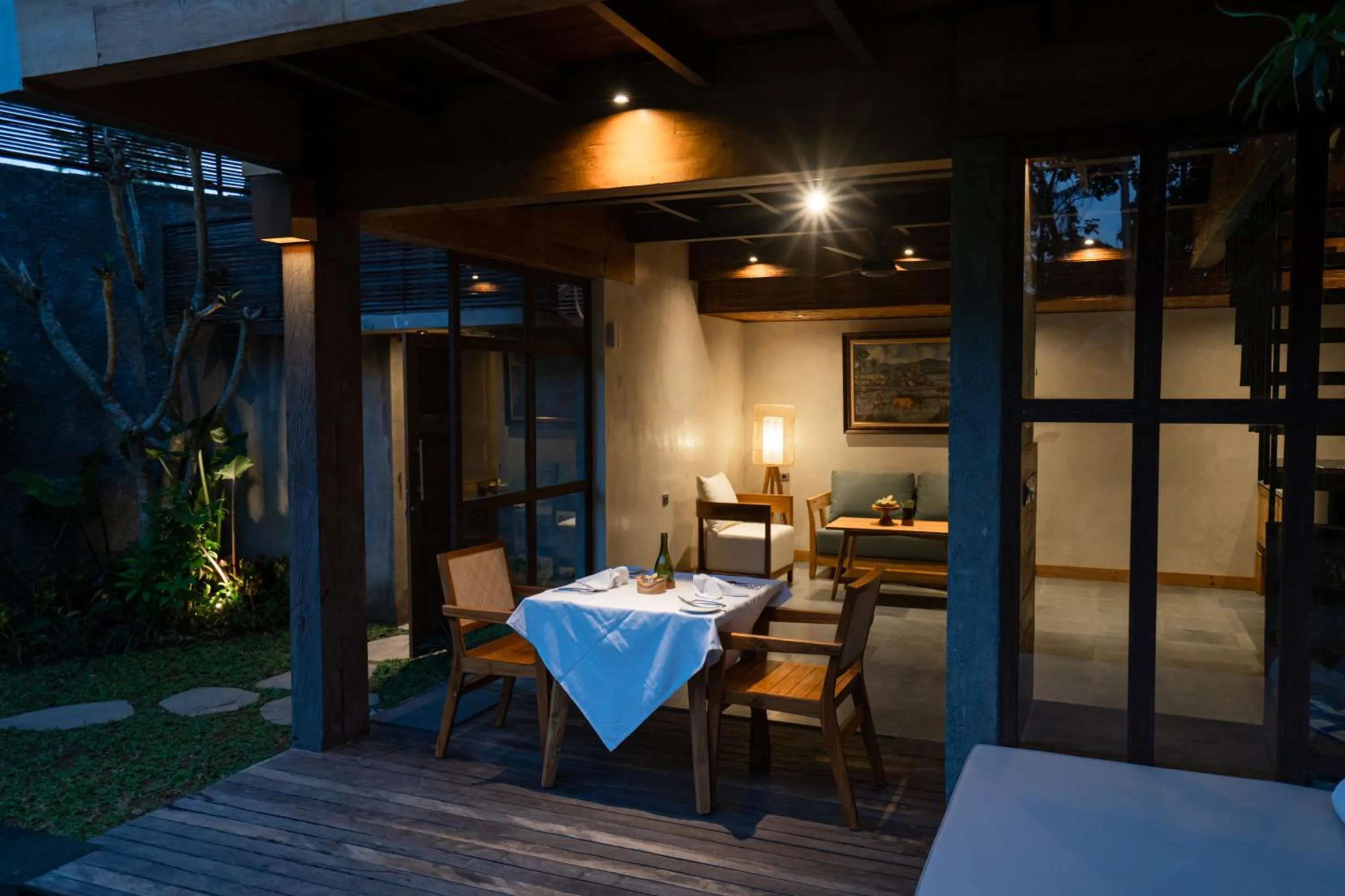 Dining area in Purana Boutique Resort