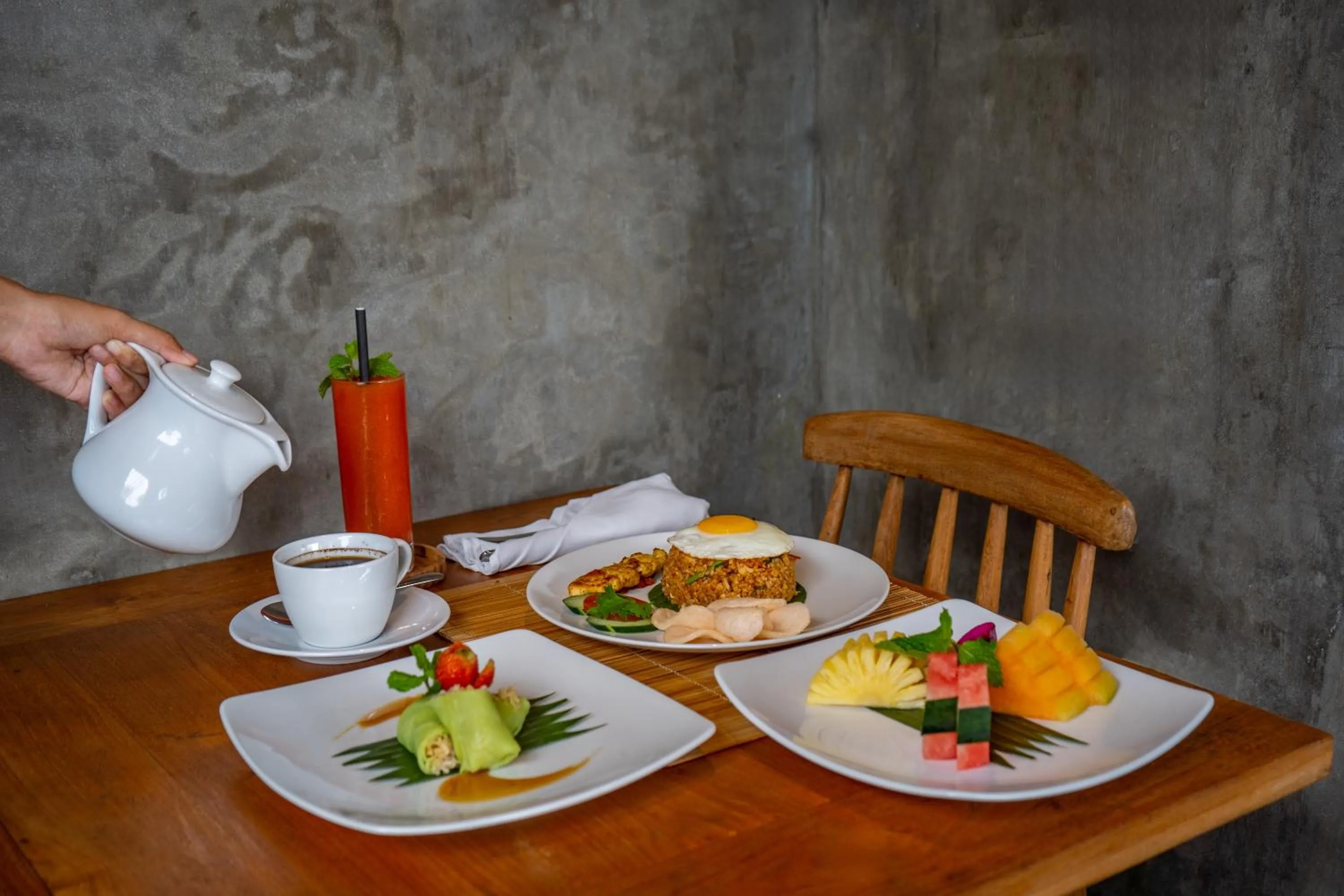 Breakfast in Purana Boutique Resort