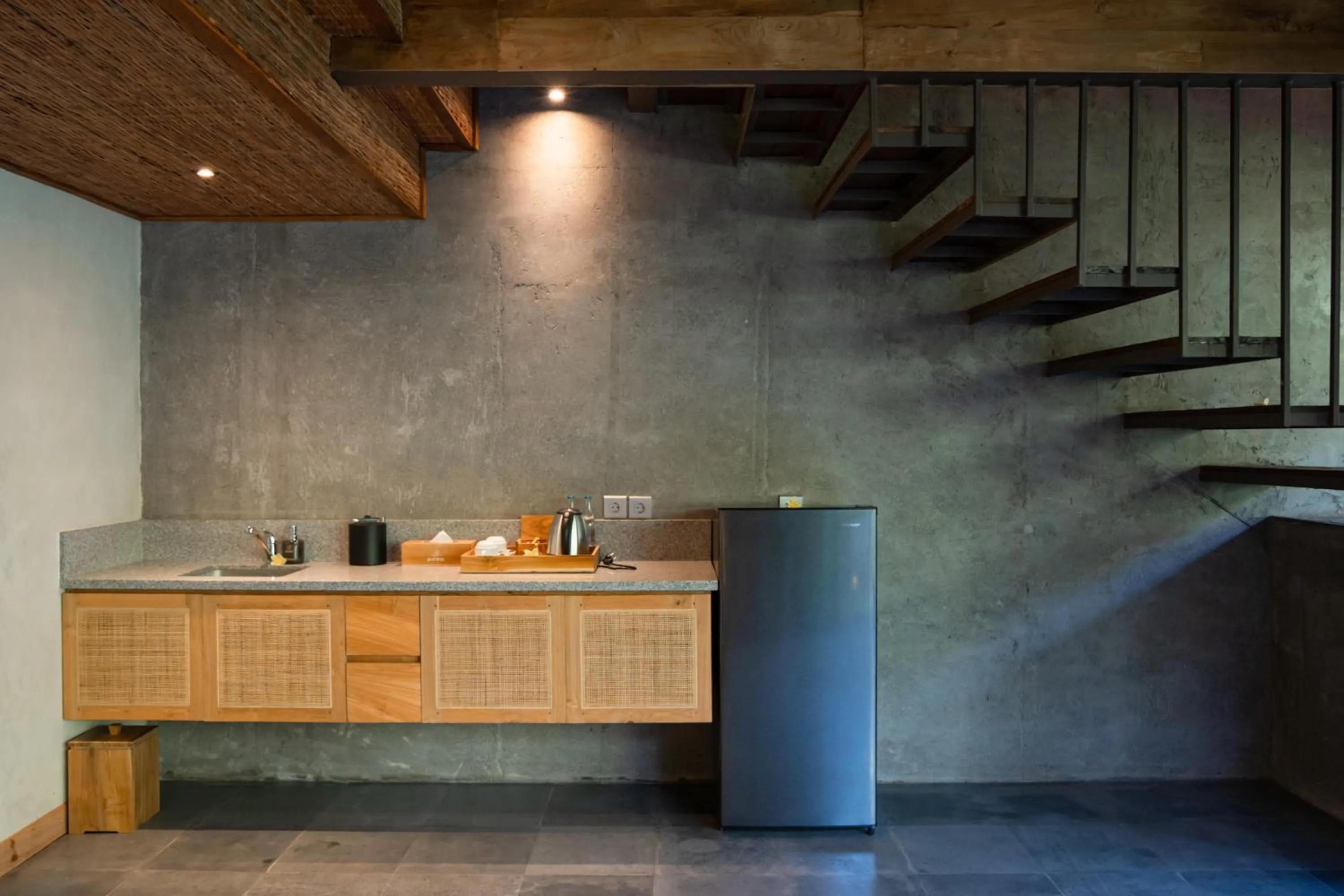 Kitchen or kitchenette in Purana Boutique Resort