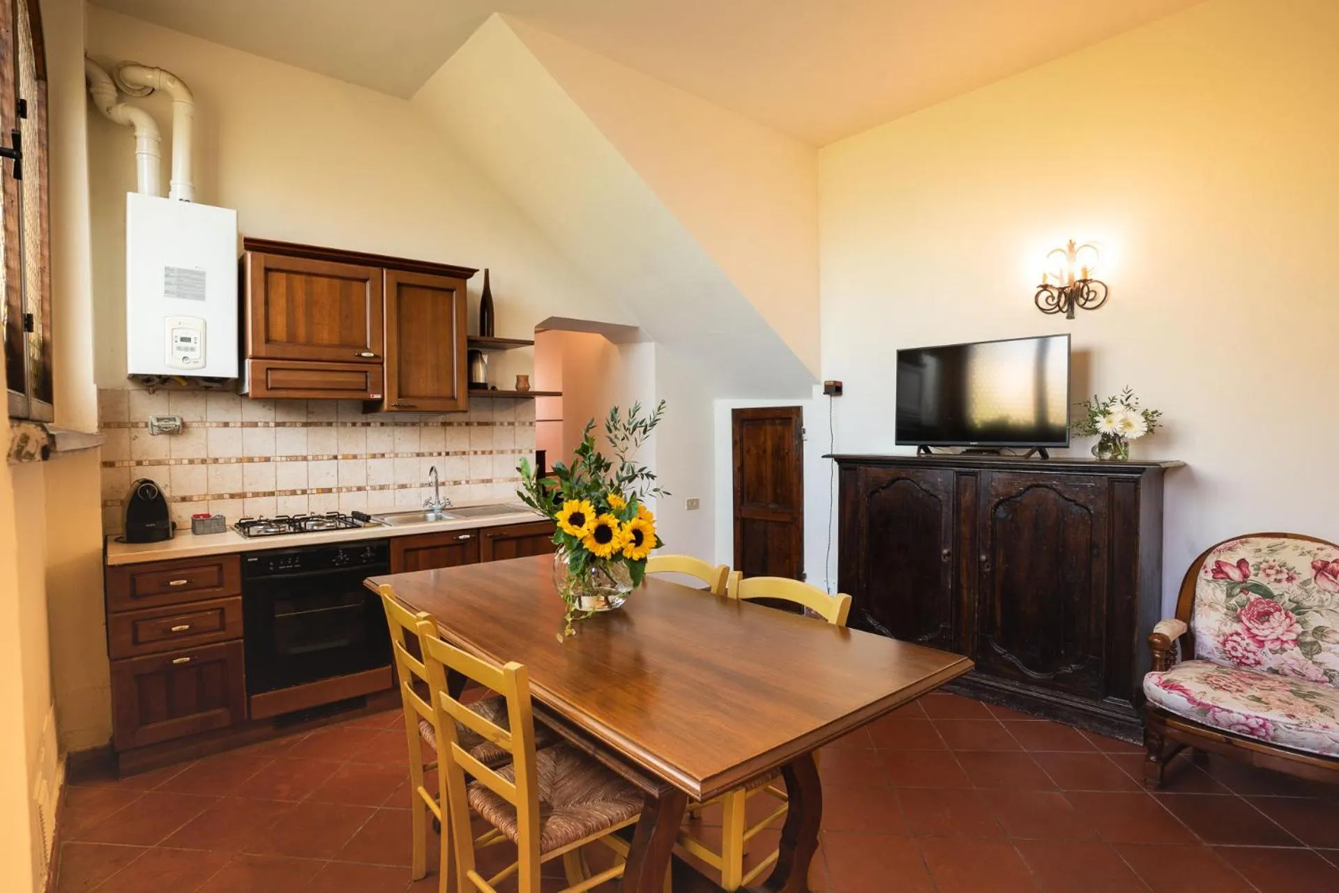 Kitchen or kitchenette in Borgo San Lorenzo a Linari
