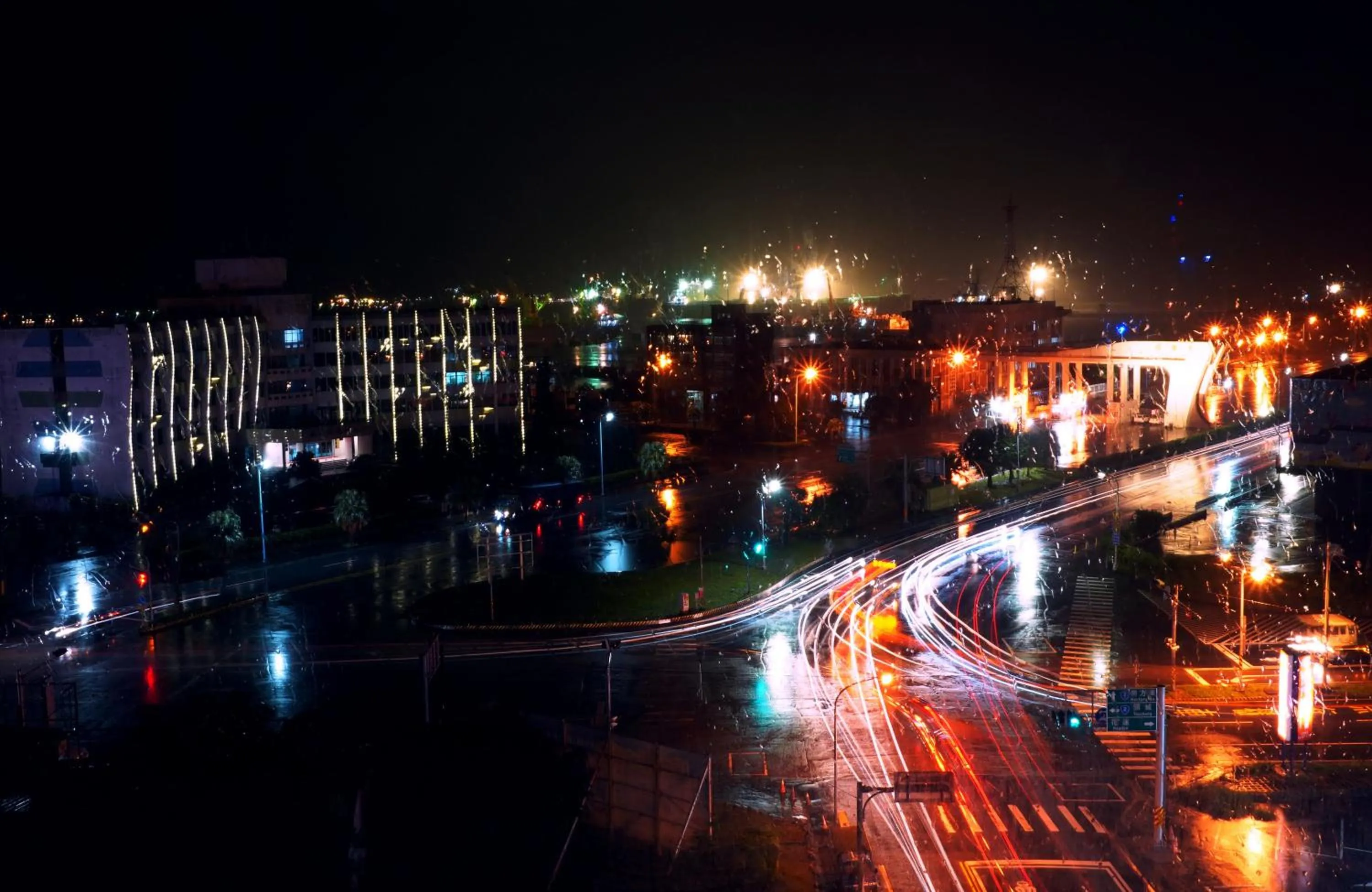 Street view in Su Ao Hotel