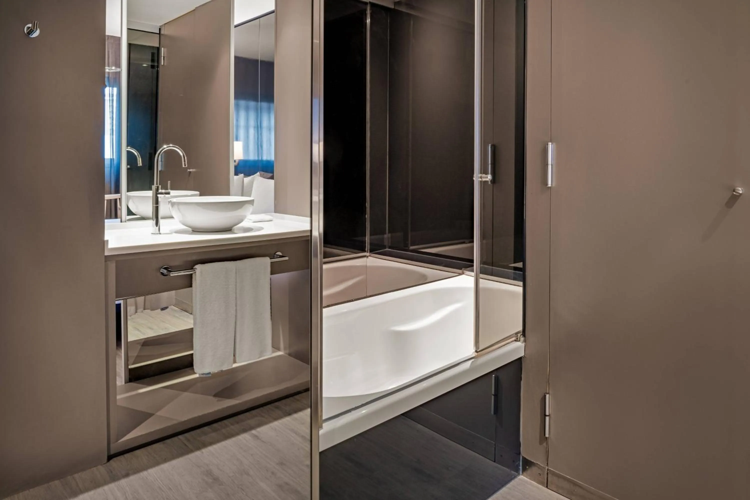 Bathroom in AC Hotel Sants by Marriott