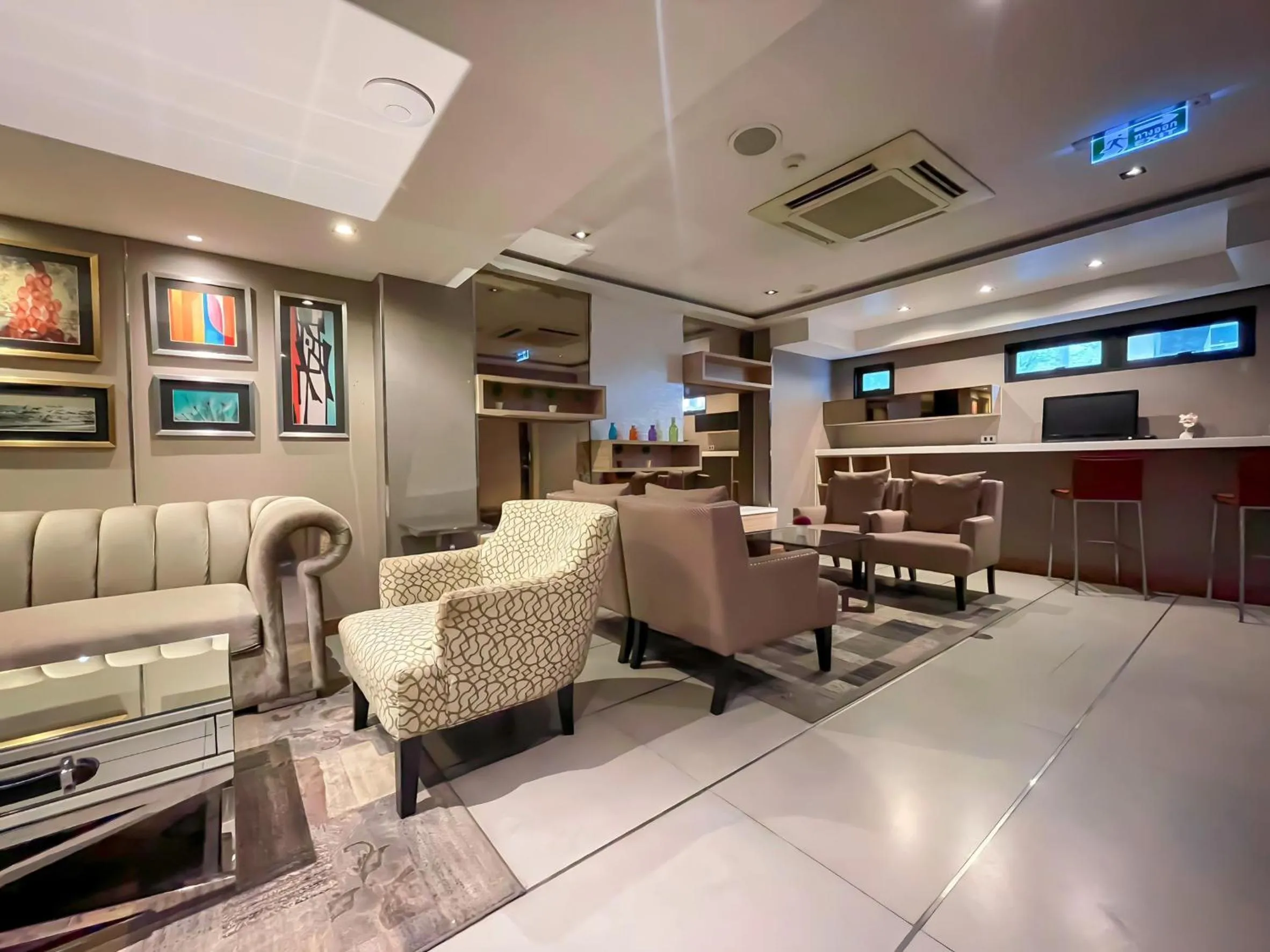 Living room in Aspira Sukhumvit