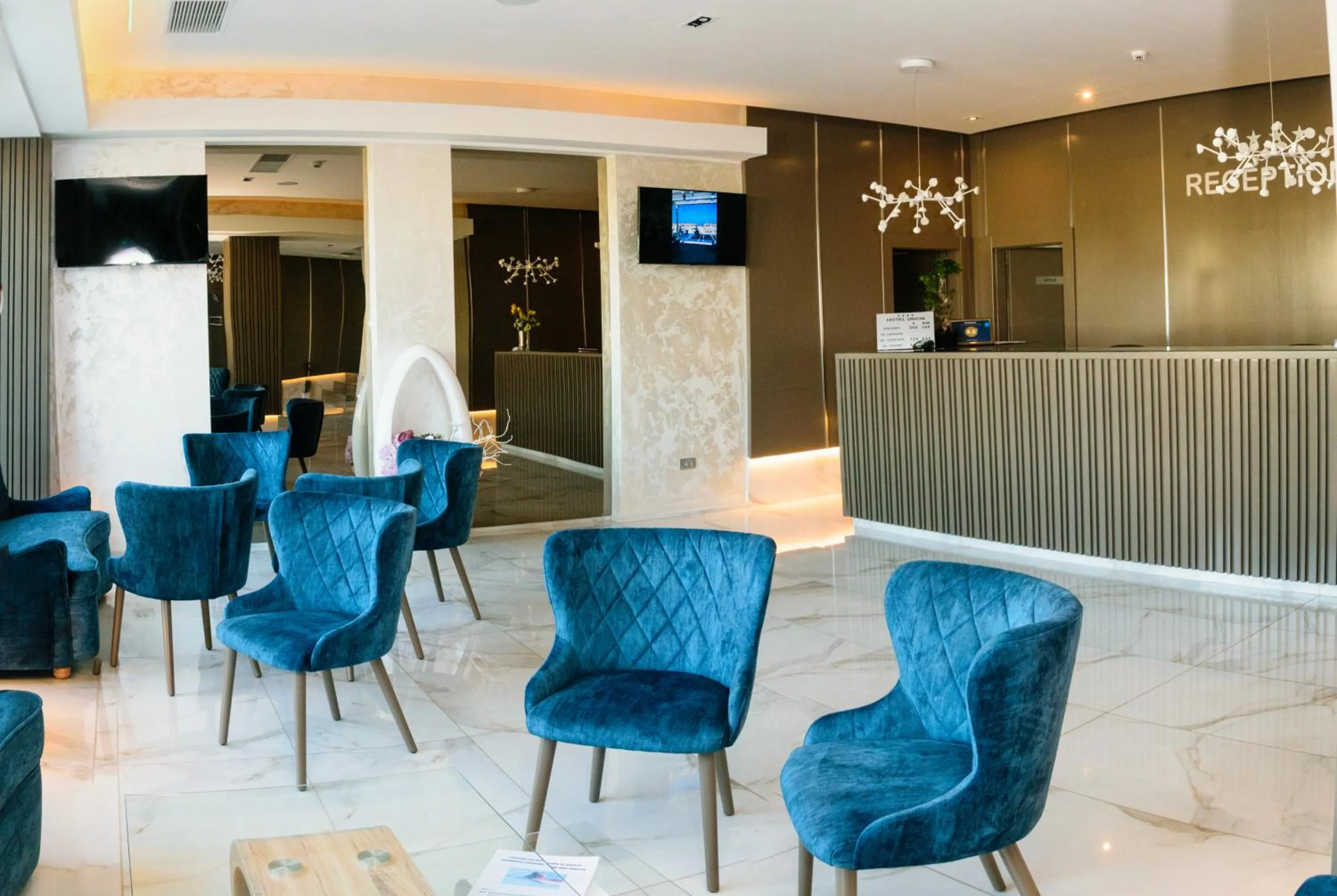 Lobby or reception in Hotel Union