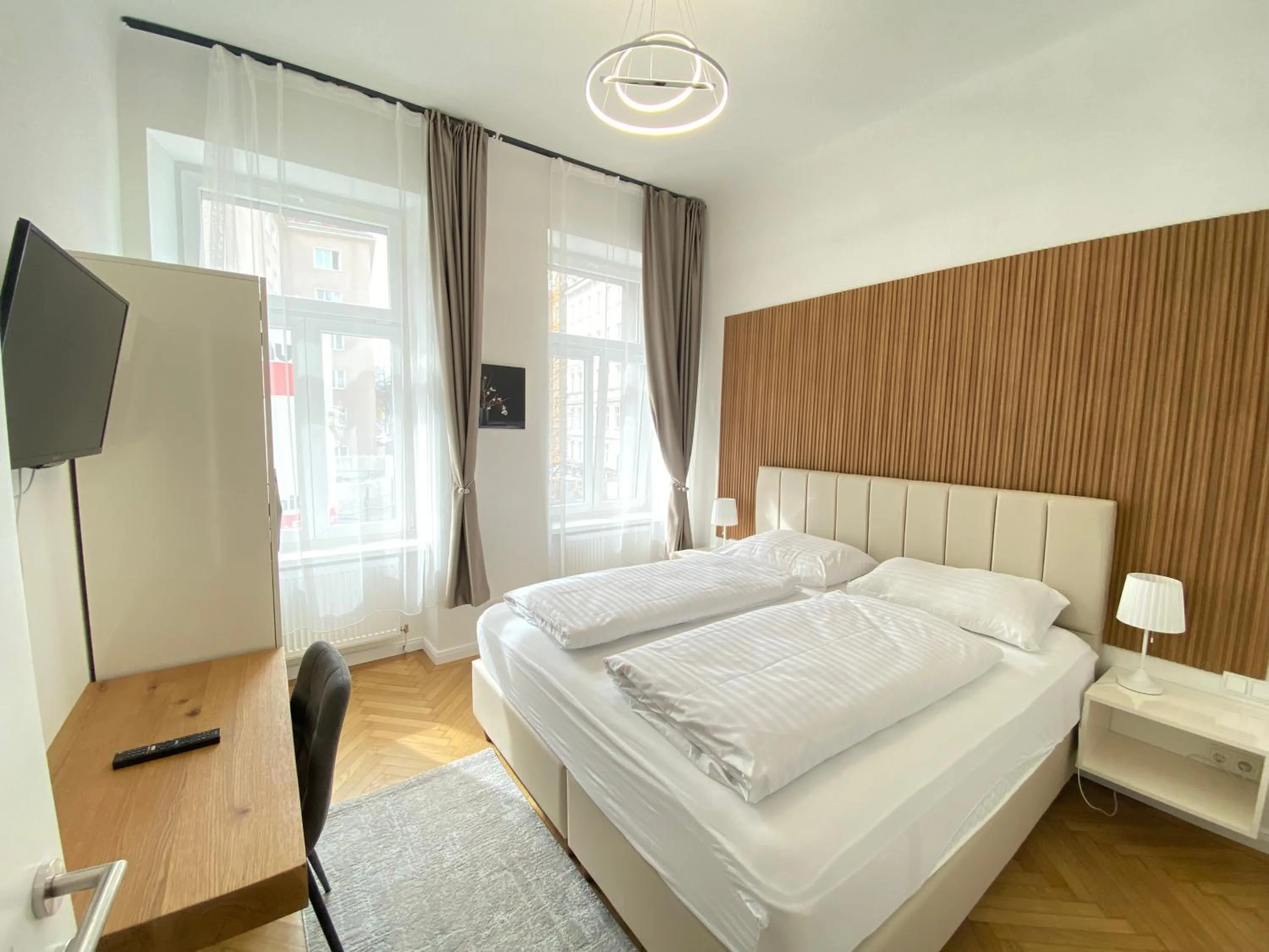 Bed in Vienna Stay Apartments or Rooms 1050