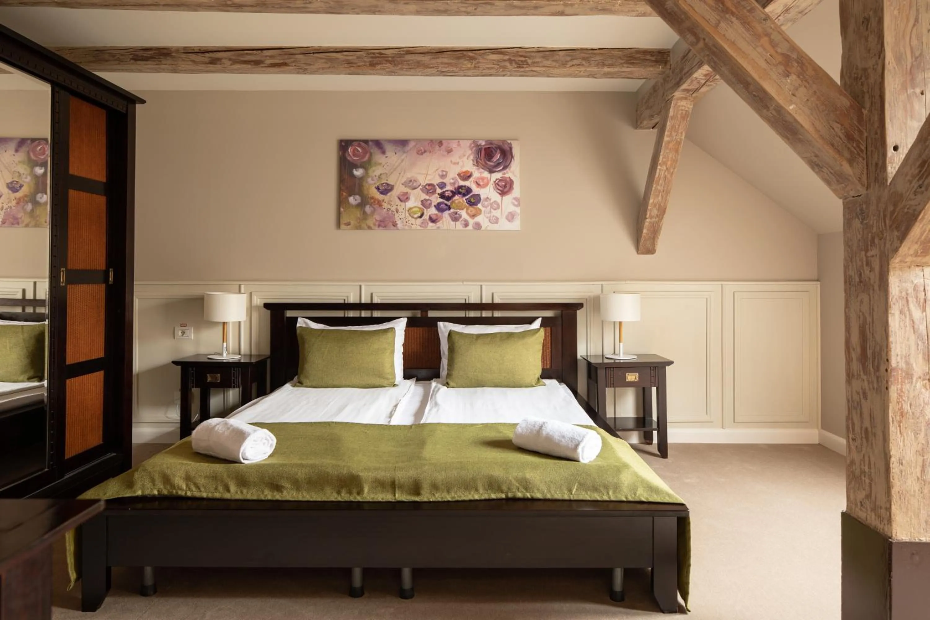 Attic Double Room in Hirscher Loft