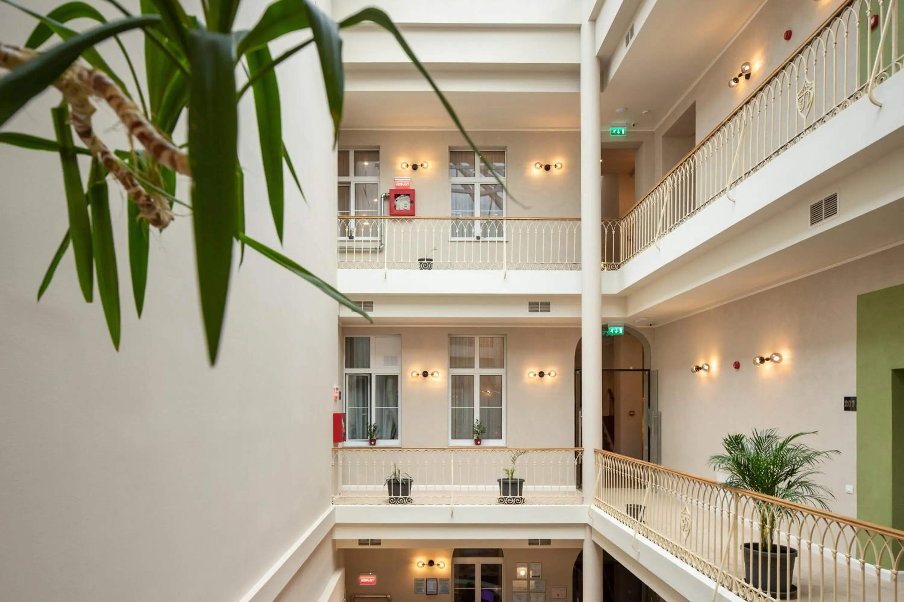 Bird's eye view in Hirscher Loft