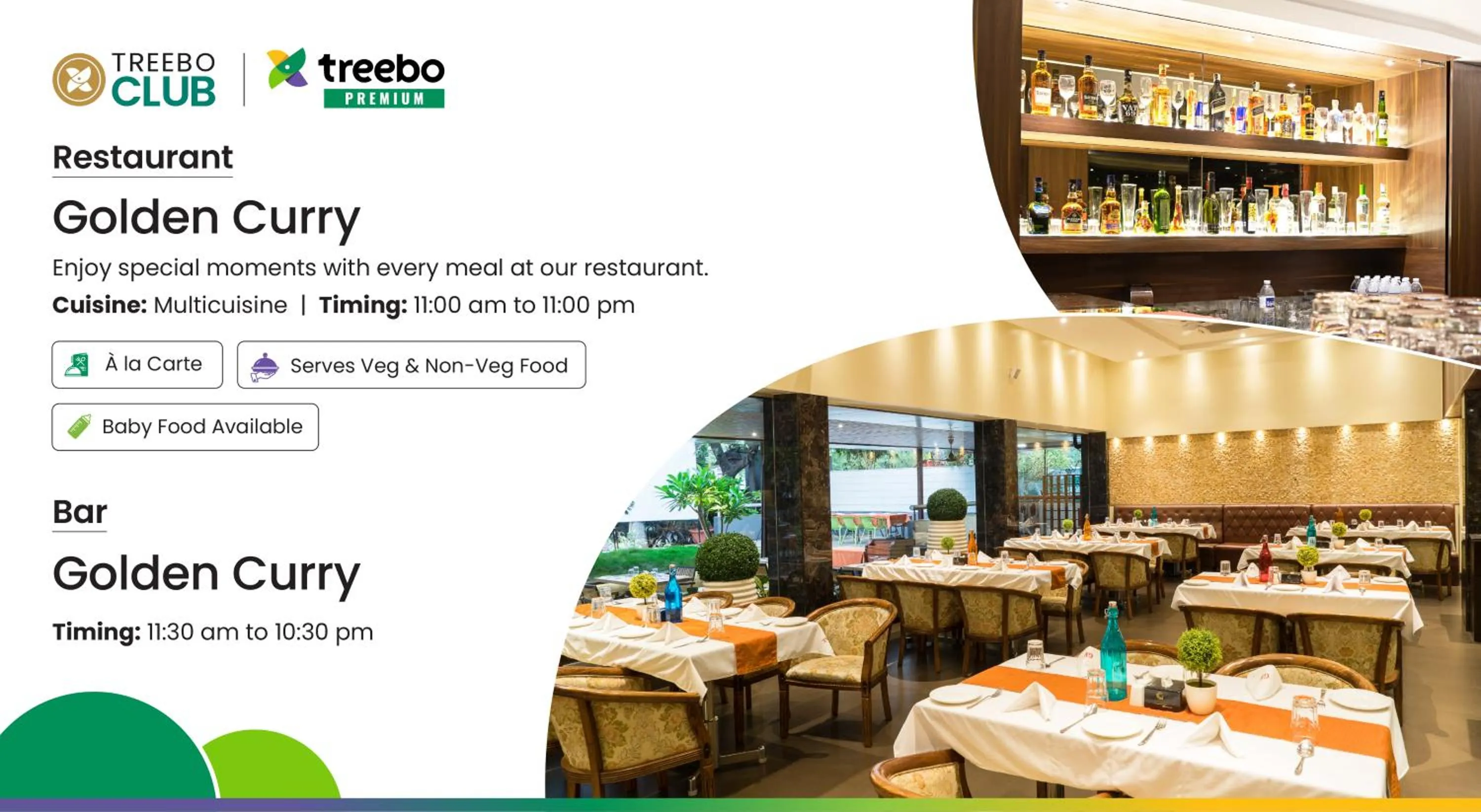Restaurant/places to eat in Treebo Premium Grand Emerald