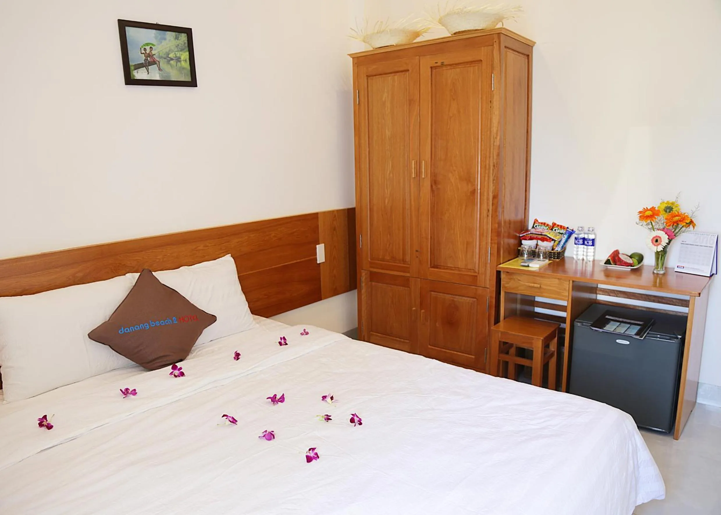 Bed in Danang Beach 2 Hotel