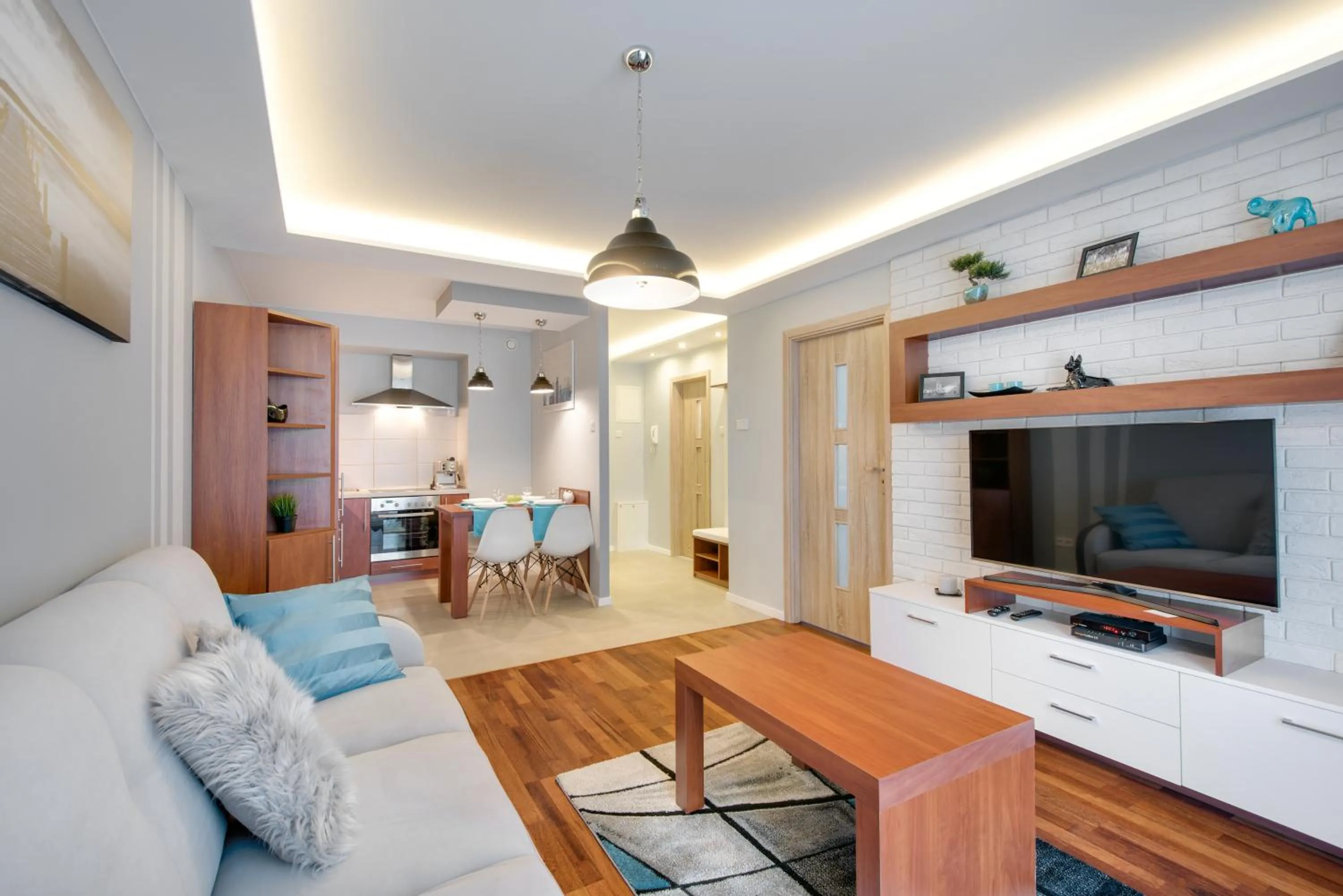 Living room in River Boulevards Apartment