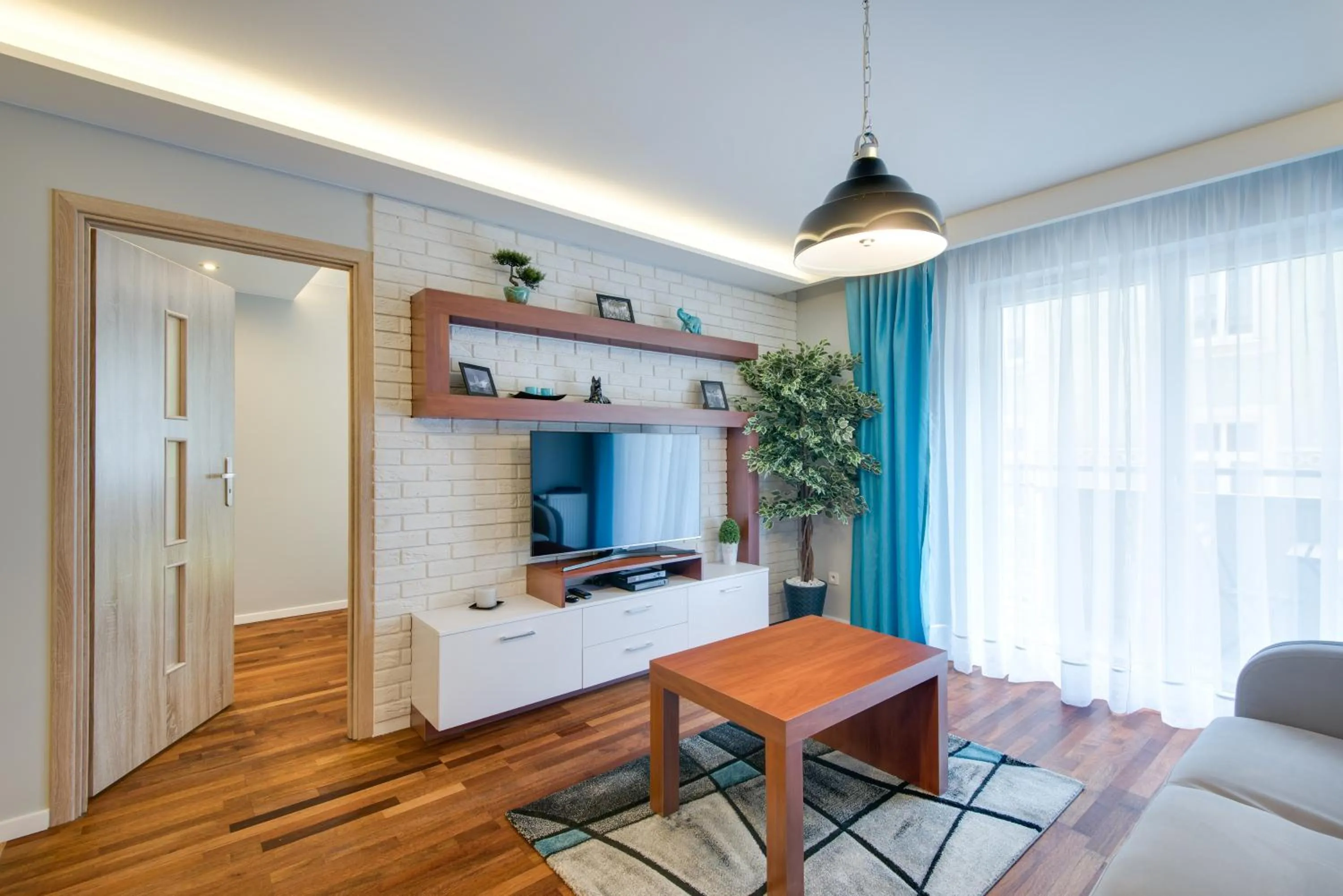 Living room in River Boulevards Apartment