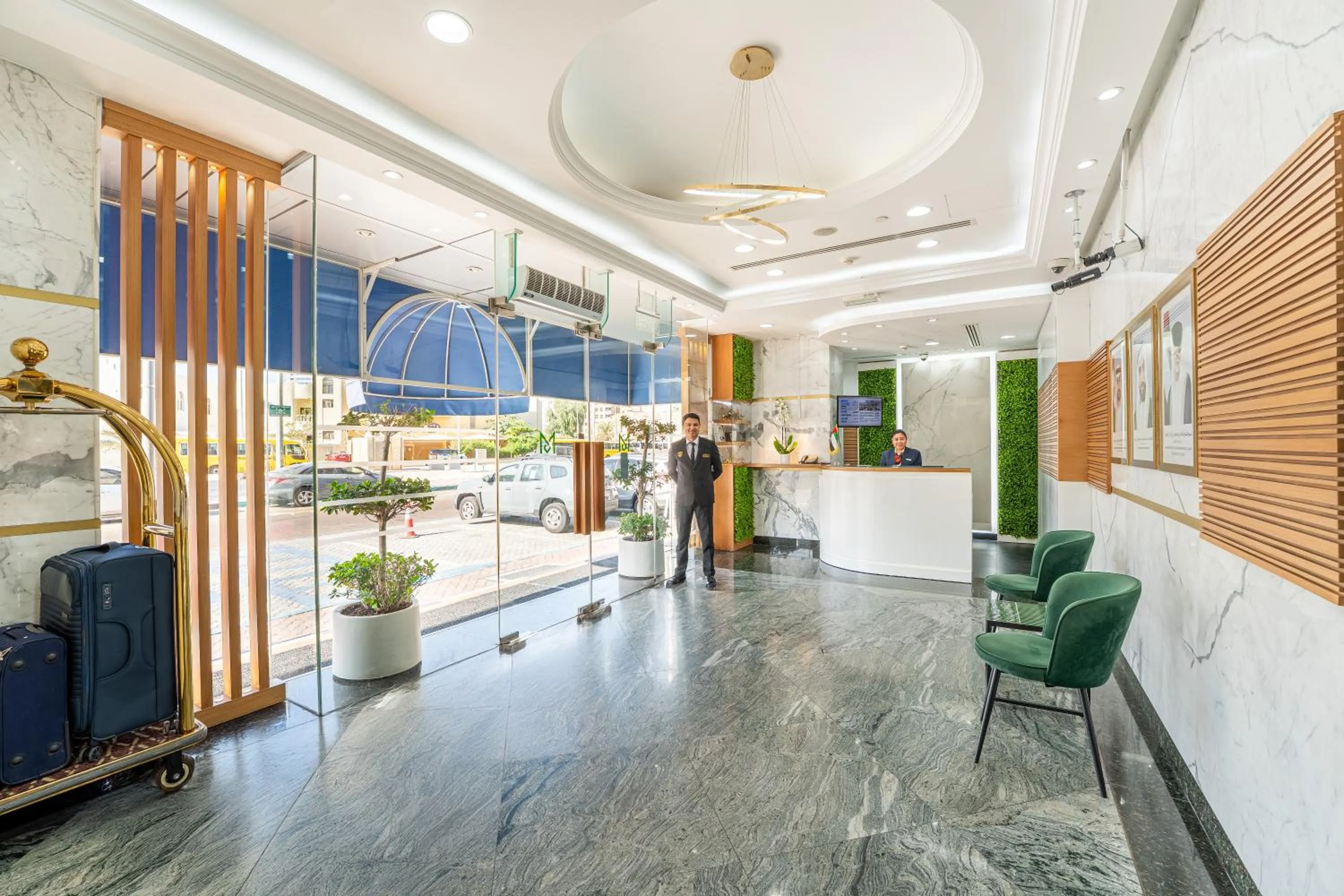 Lobby or reception in Al Nakheel Hotel Apartments Abu Dhabi