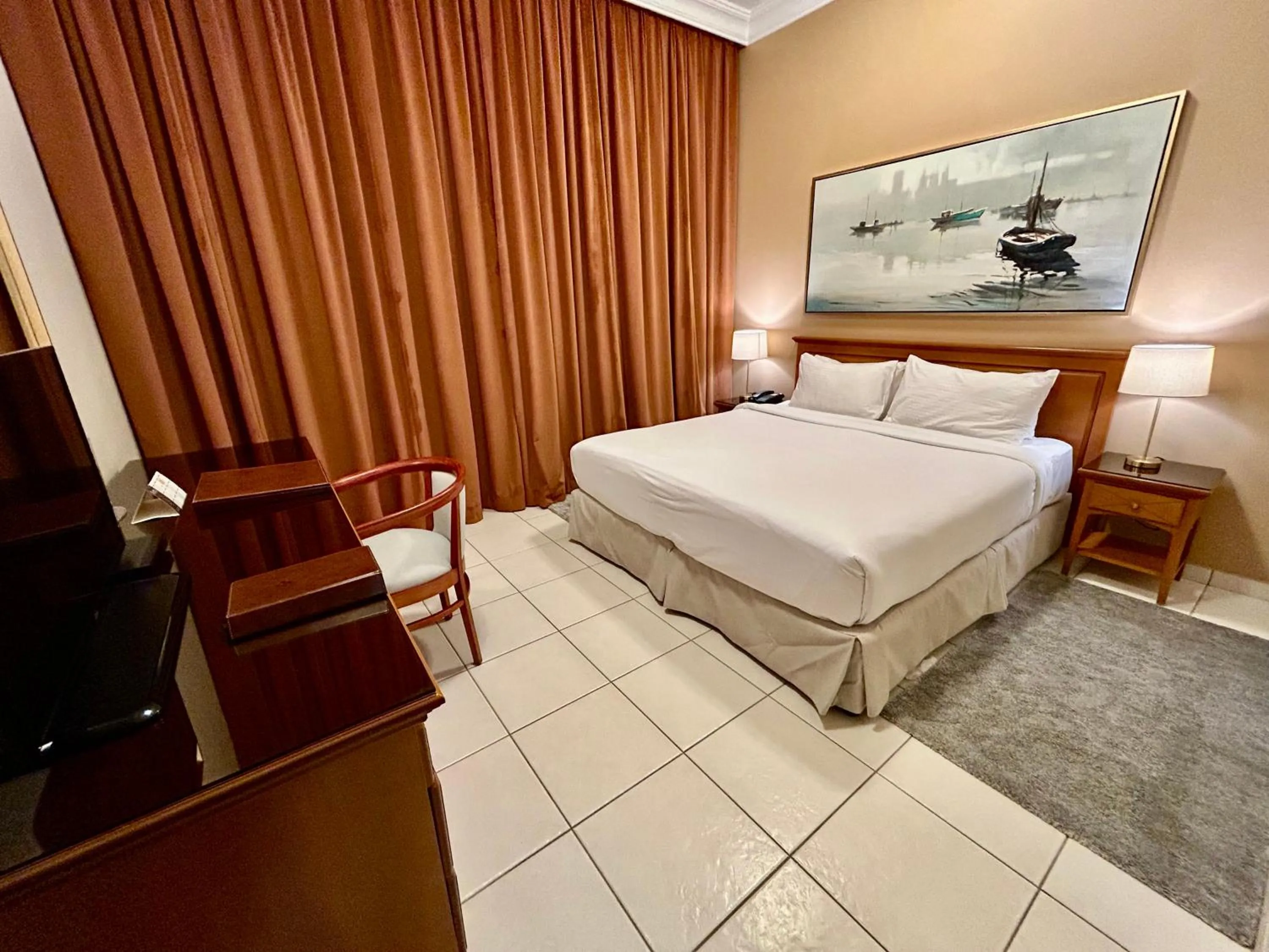 Bed in Al Nakheel Hotel Apartments Abu Dhabi